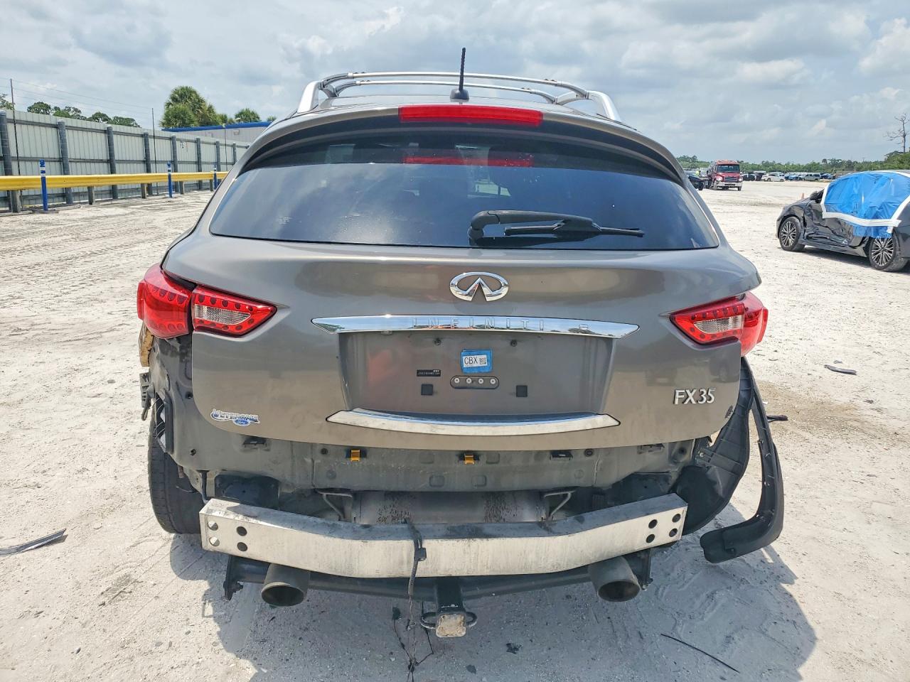 2010 Infiniti Fx35 Base Brown vin: JN8AS1MU8AM801694