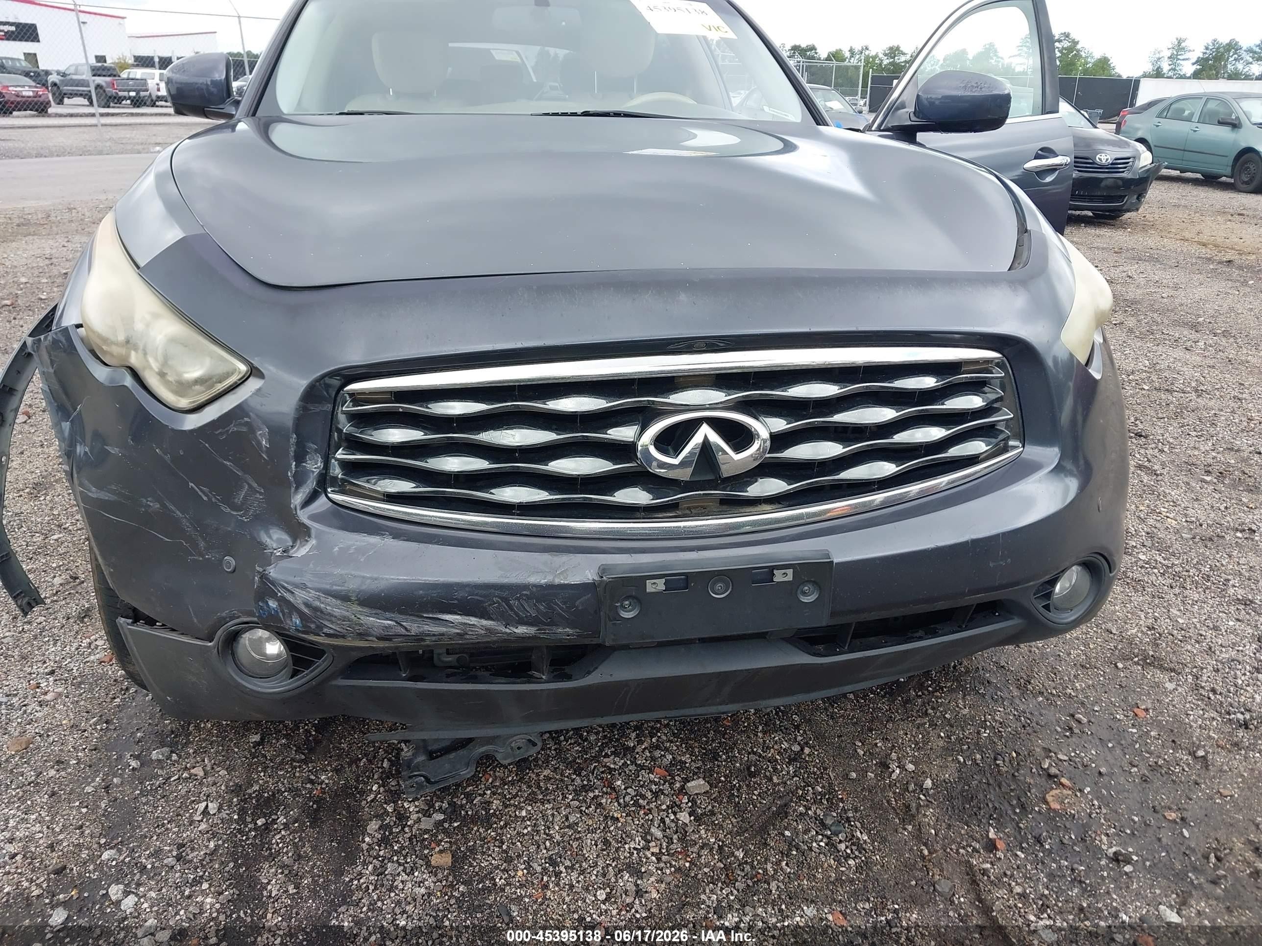 2010 Infiniti Fx35   Blue vin: JN8AS1MU8AM802571