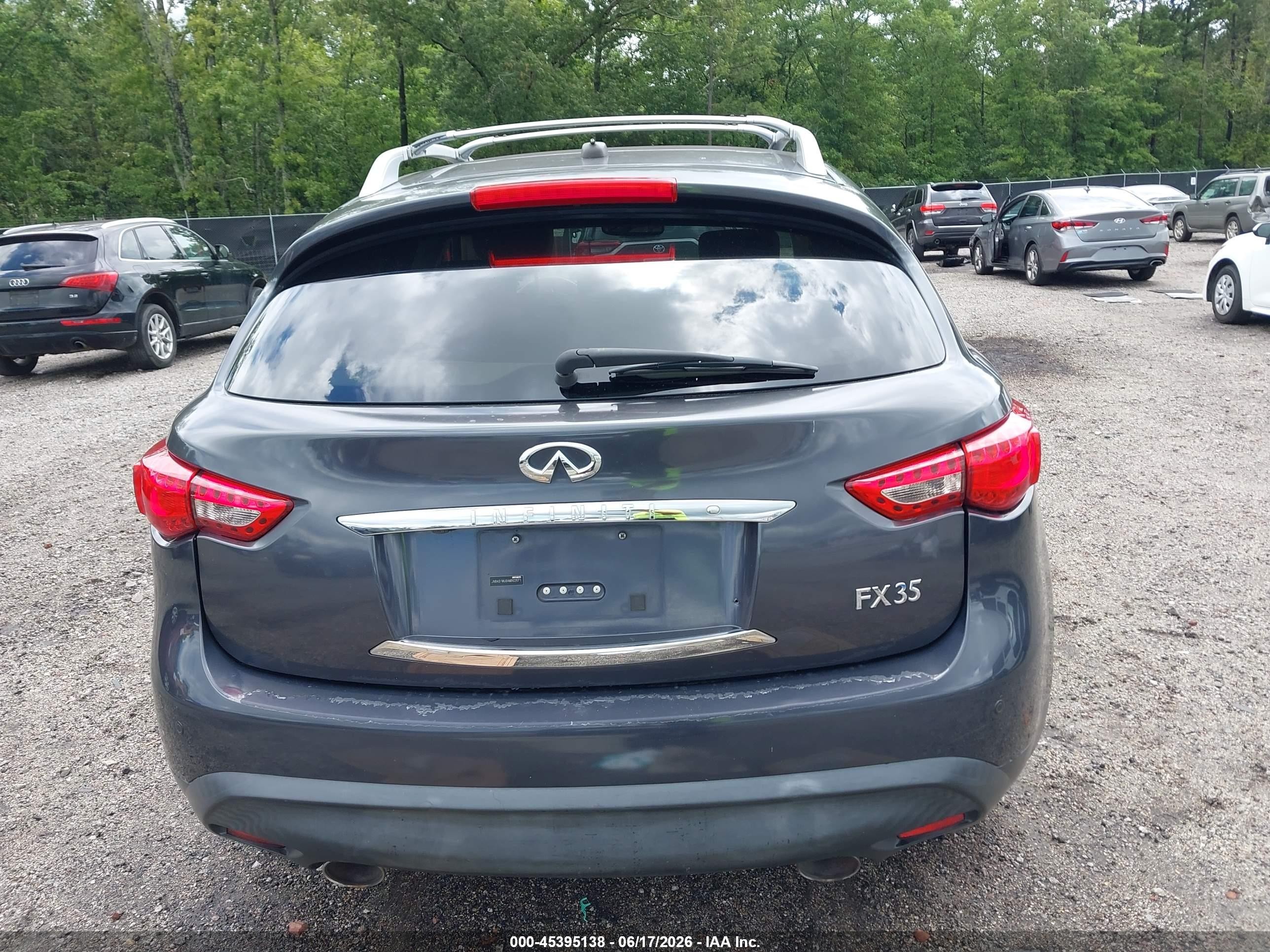 2010 Infiniti Fx35   Blue vin: JN8AS1MU8AM802571