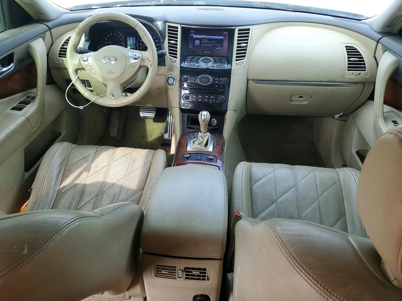 2012 Infiniti Fx35 Base White vin: JN8AS1MU9CM121306