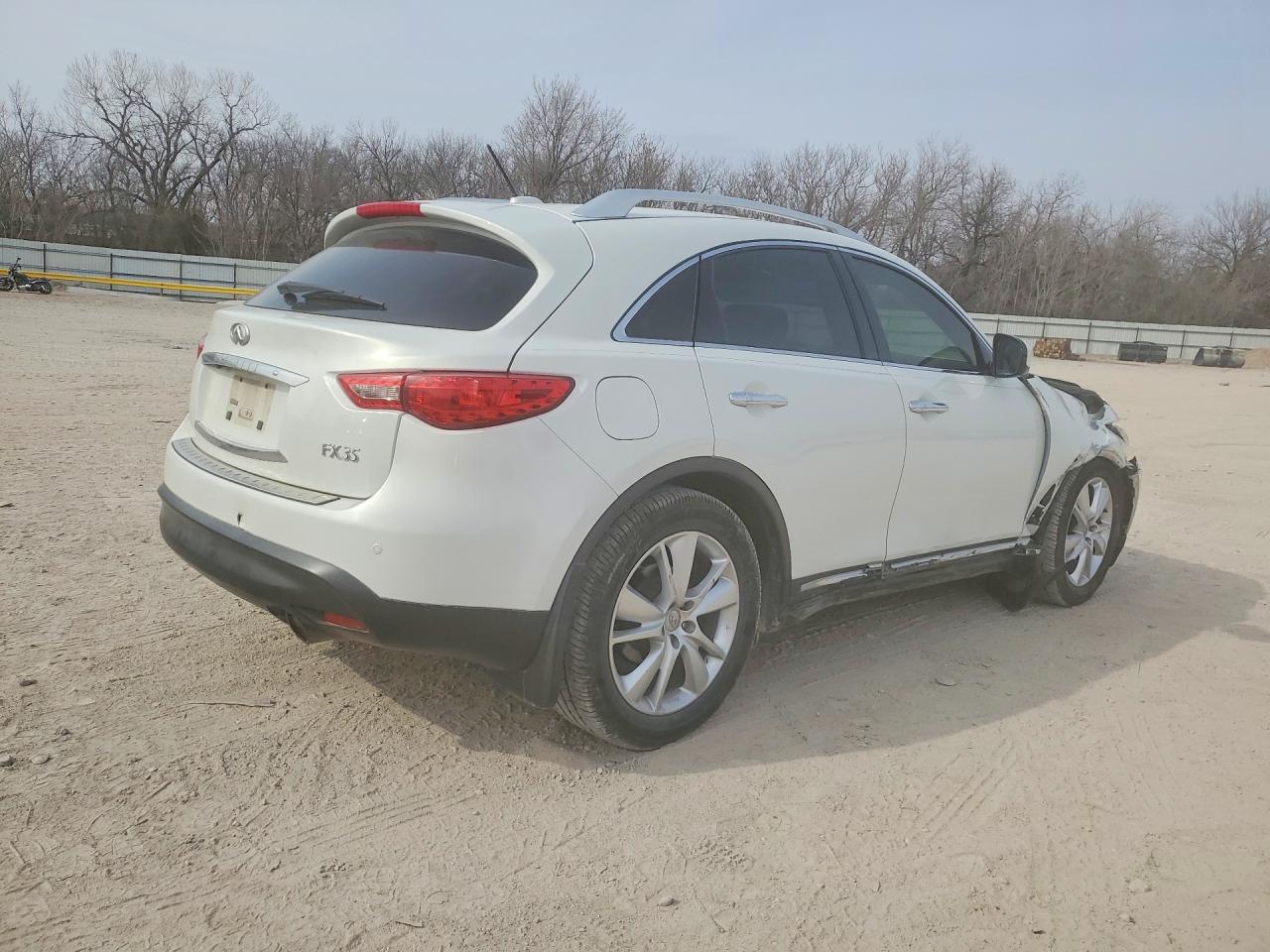 2012 Infiniti Fx35 Base White vin: JN8AS1MU9CM121306