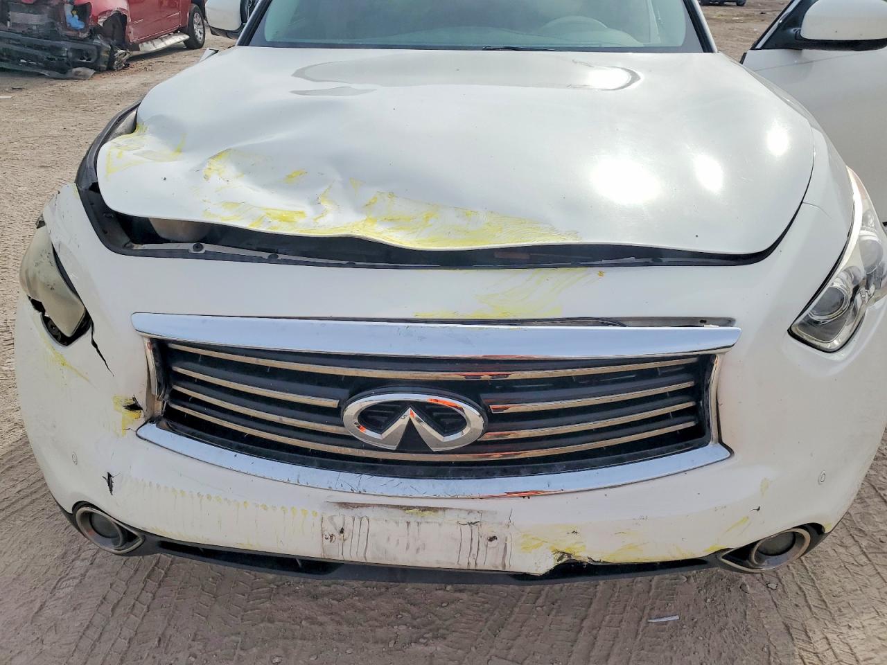 2012 Infiniti Fx35 Base White vin: JN8AS1MU9CM121306