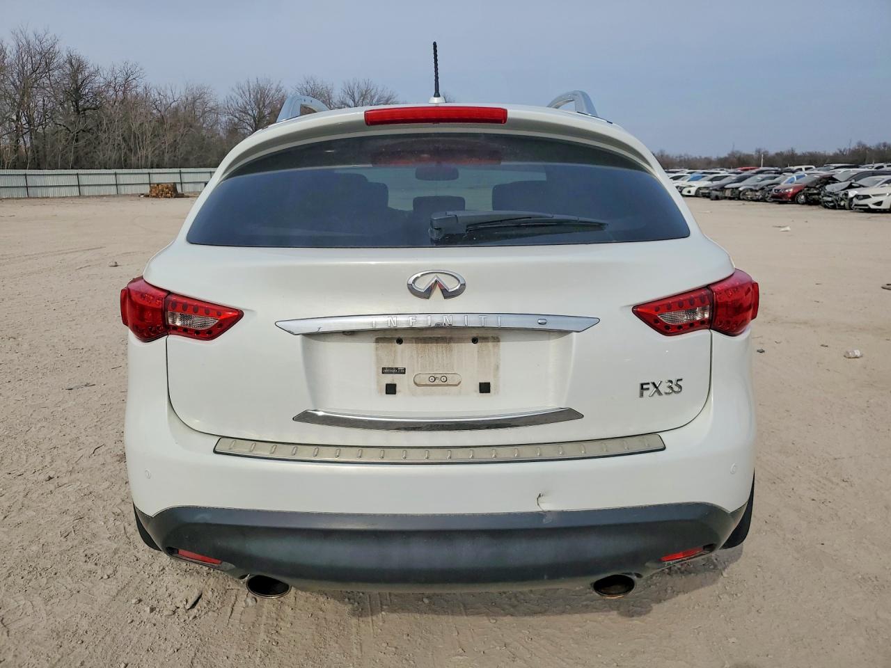 2012 Infiniti Fx35 Base White vin: JN8AS1MU9CM121306