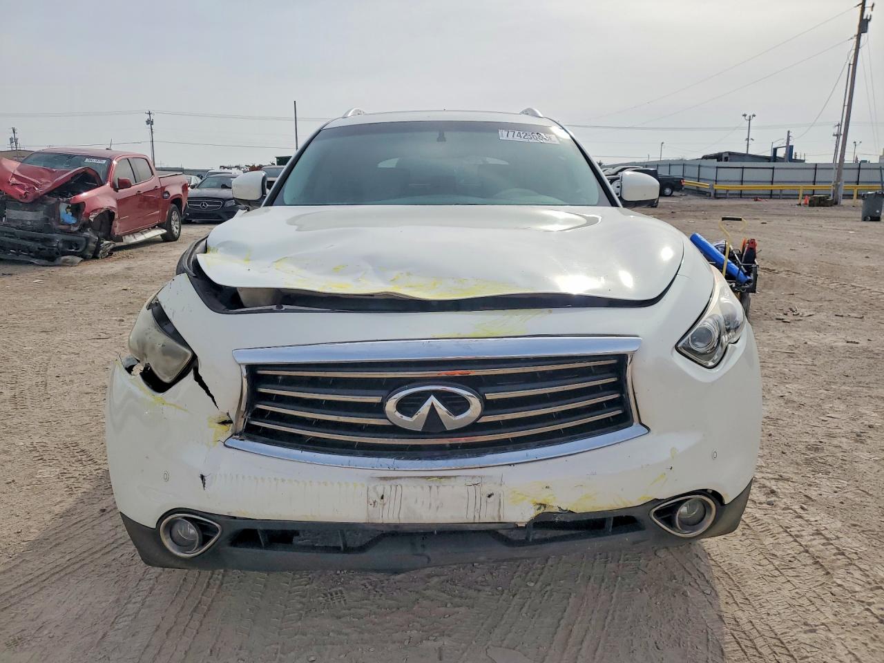2012 Infiniti Fx35 Base White vin: JN8AS1MU9CM121306