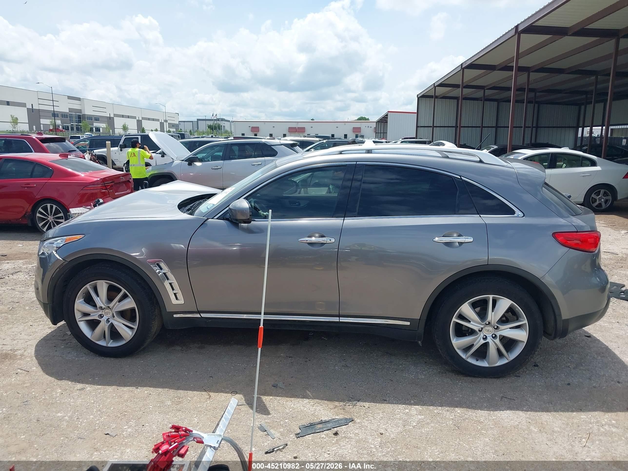 2012 Infiniti Fx35   Gray vin: JN8AS1MU9CM122665