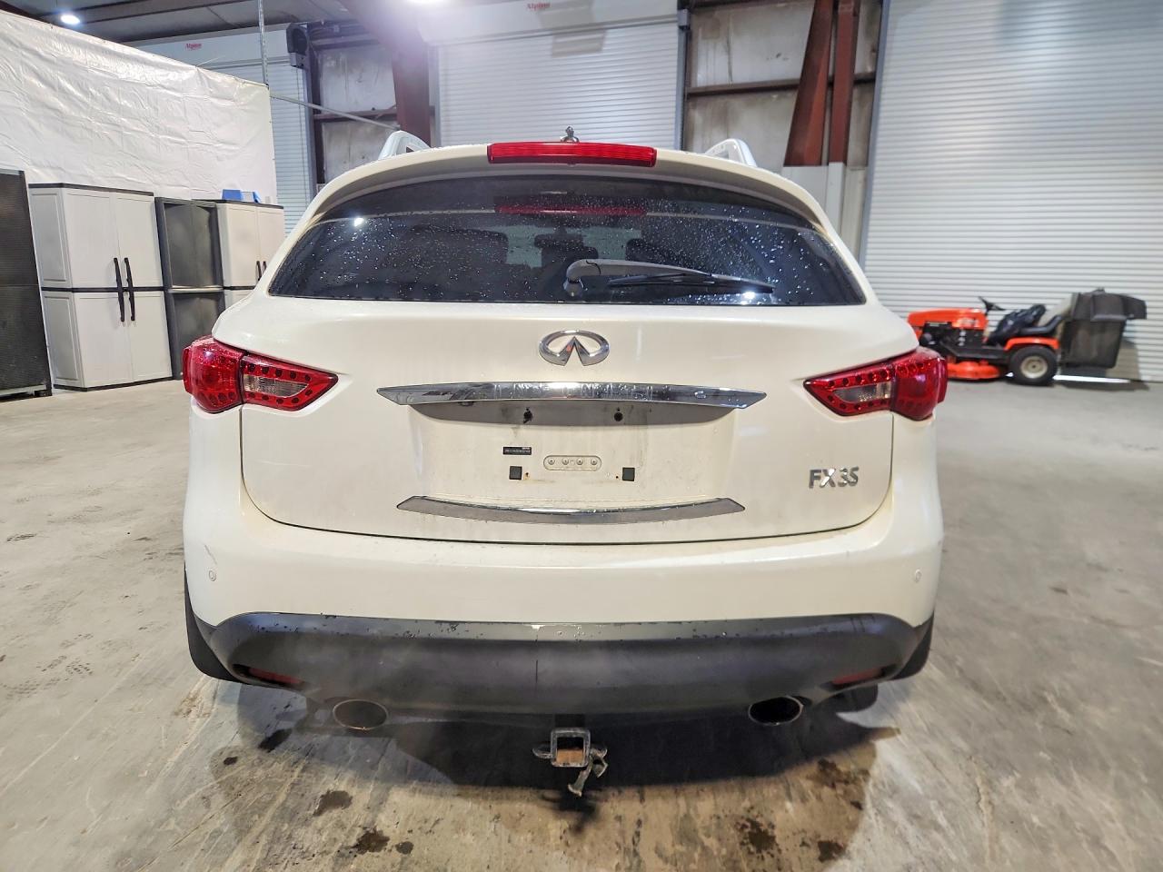 2010 Infiniti Fx35 Base Белый vin: JN8AS1MUXAM802586
