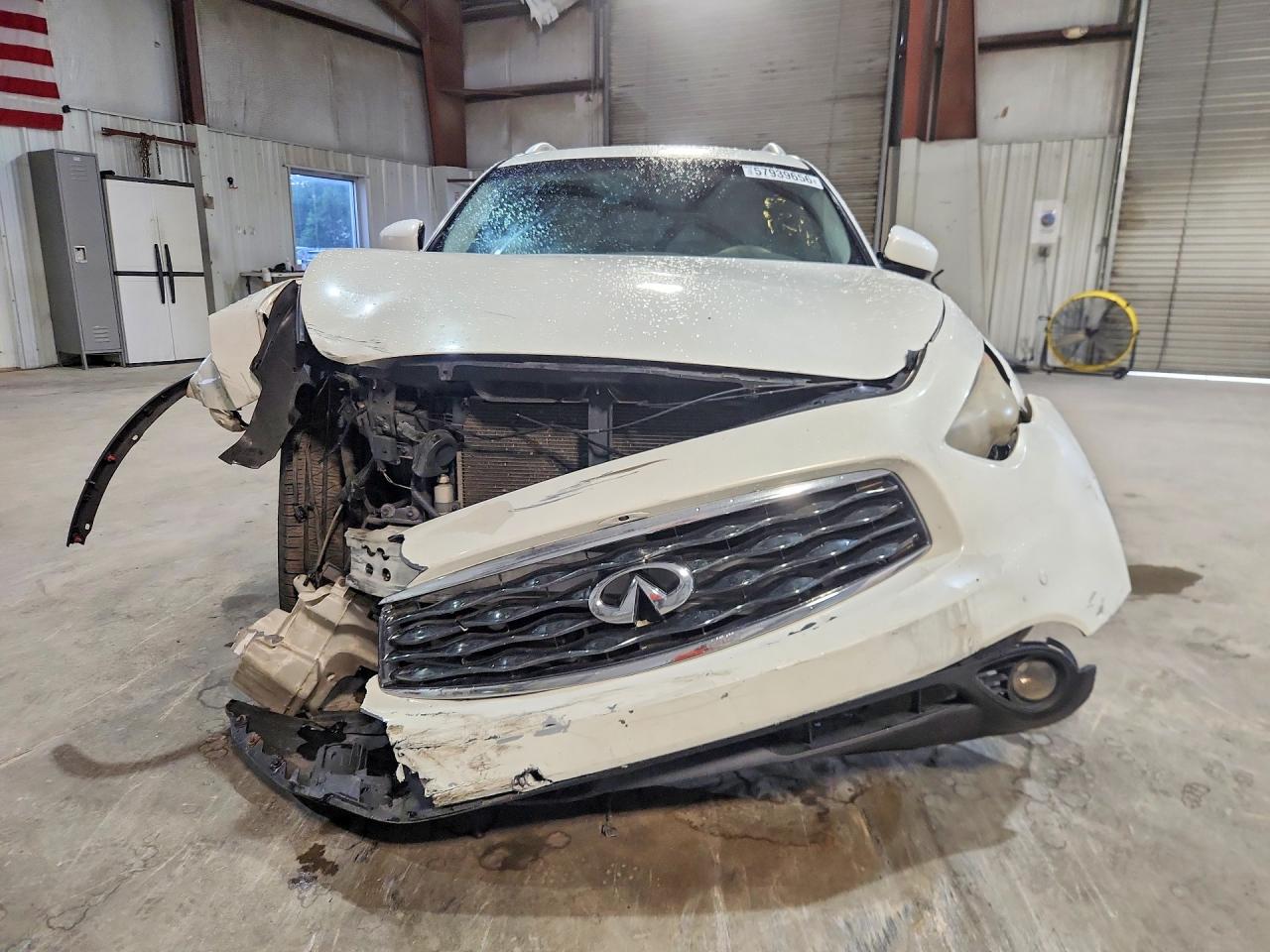 2010 Infiniti Fx35 Base Белый vin: JN8AS1MUXAM802586