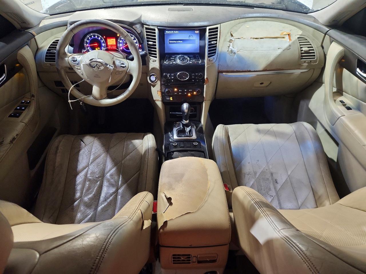 2010 Infiniti Fx35 Base Белый vin: JN8AS1MUXAM802586
