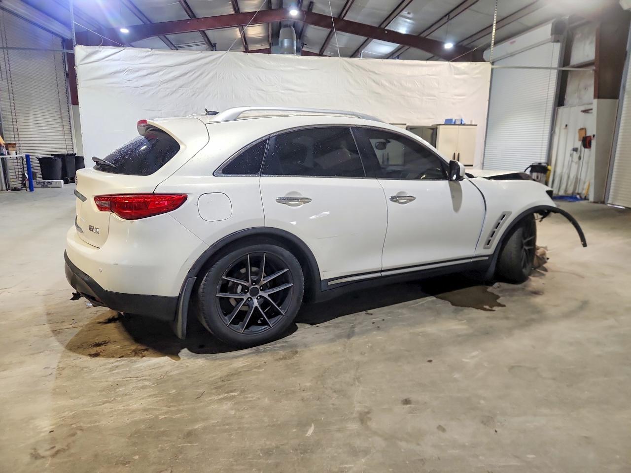2010 Infiniti Fx35 Base Белый vin: JN8AS1MUXAM802586