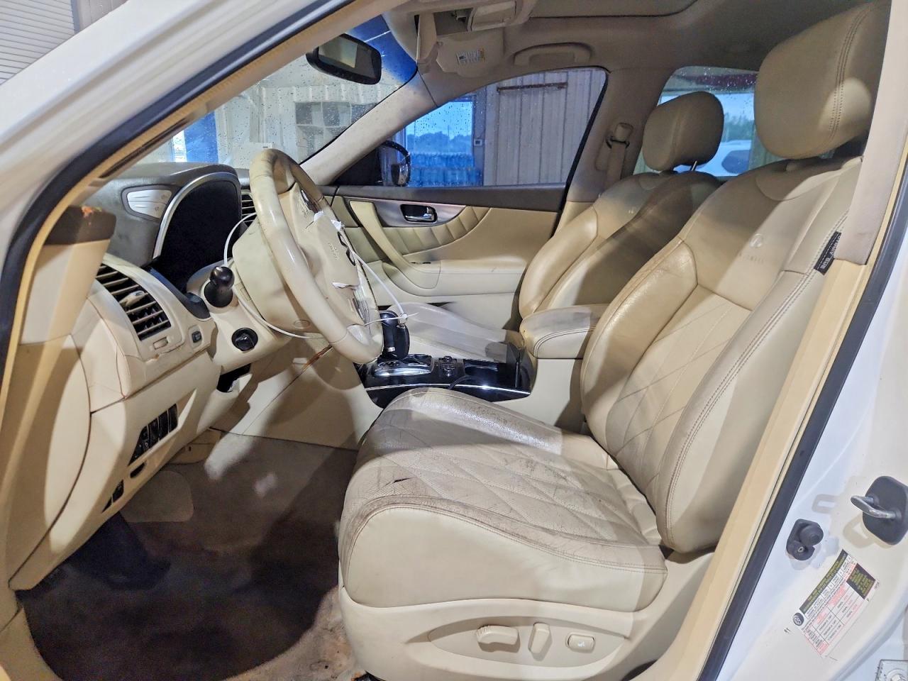 2010 Infiniti Fx35 Base Белый vin: JN8AS1MUXAM802586