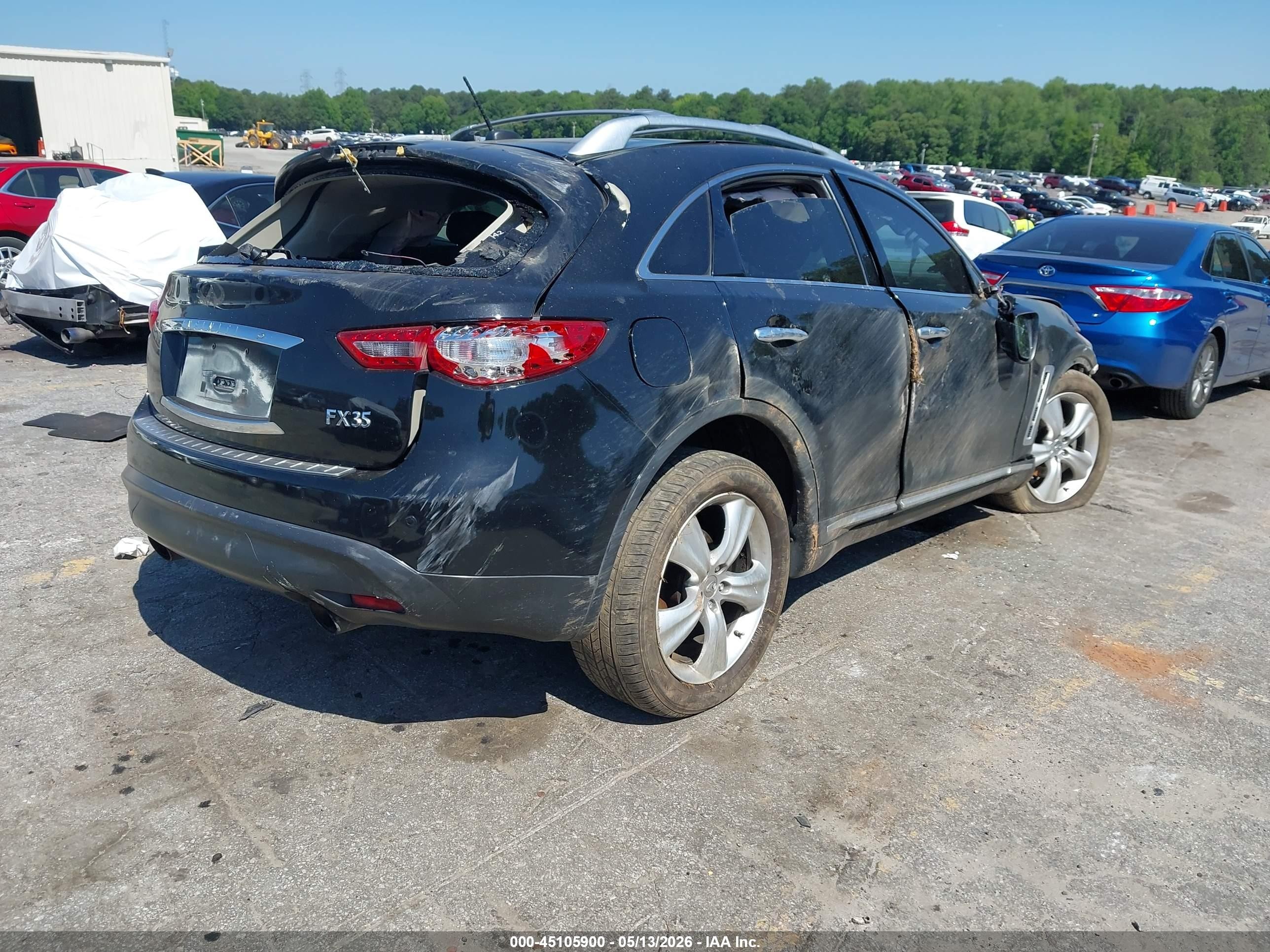 2011 Infiniti Fx35 Черный vin: JN8AS1MUXBM111012