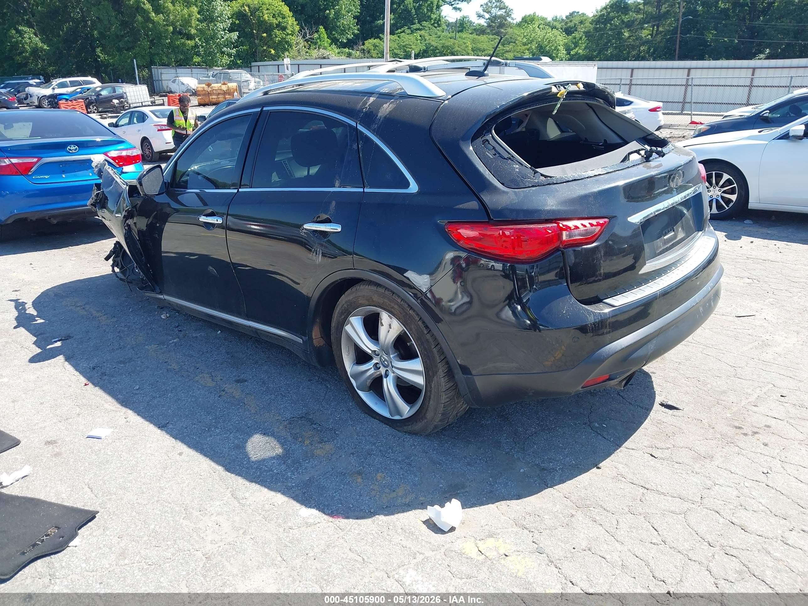2011 Infiniti Fx35 Черный vin: JN8AS1MUXBM111012