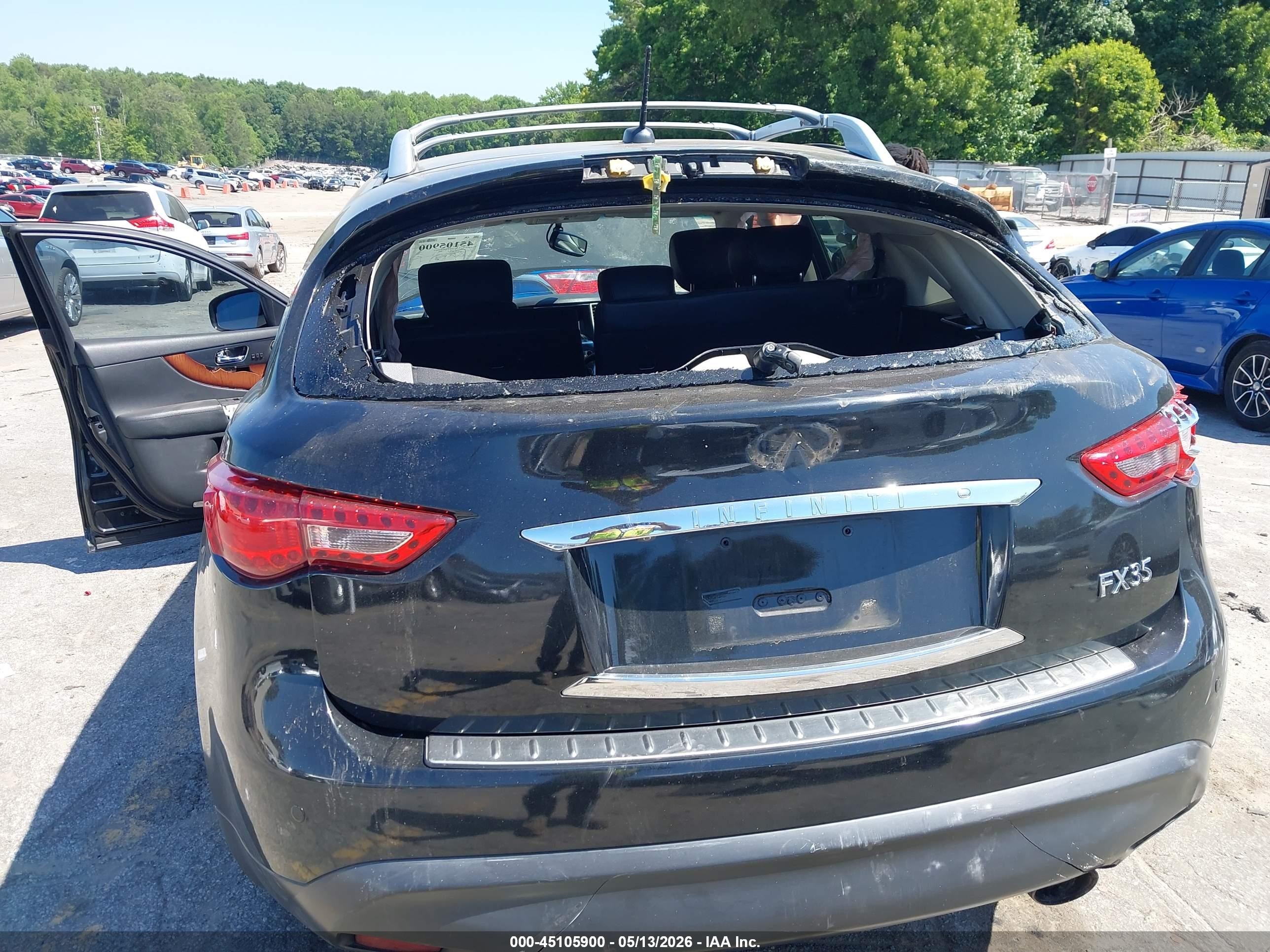 2011 Infiniti Fx35 Черный vin: JN8AS1MUXBM111012
