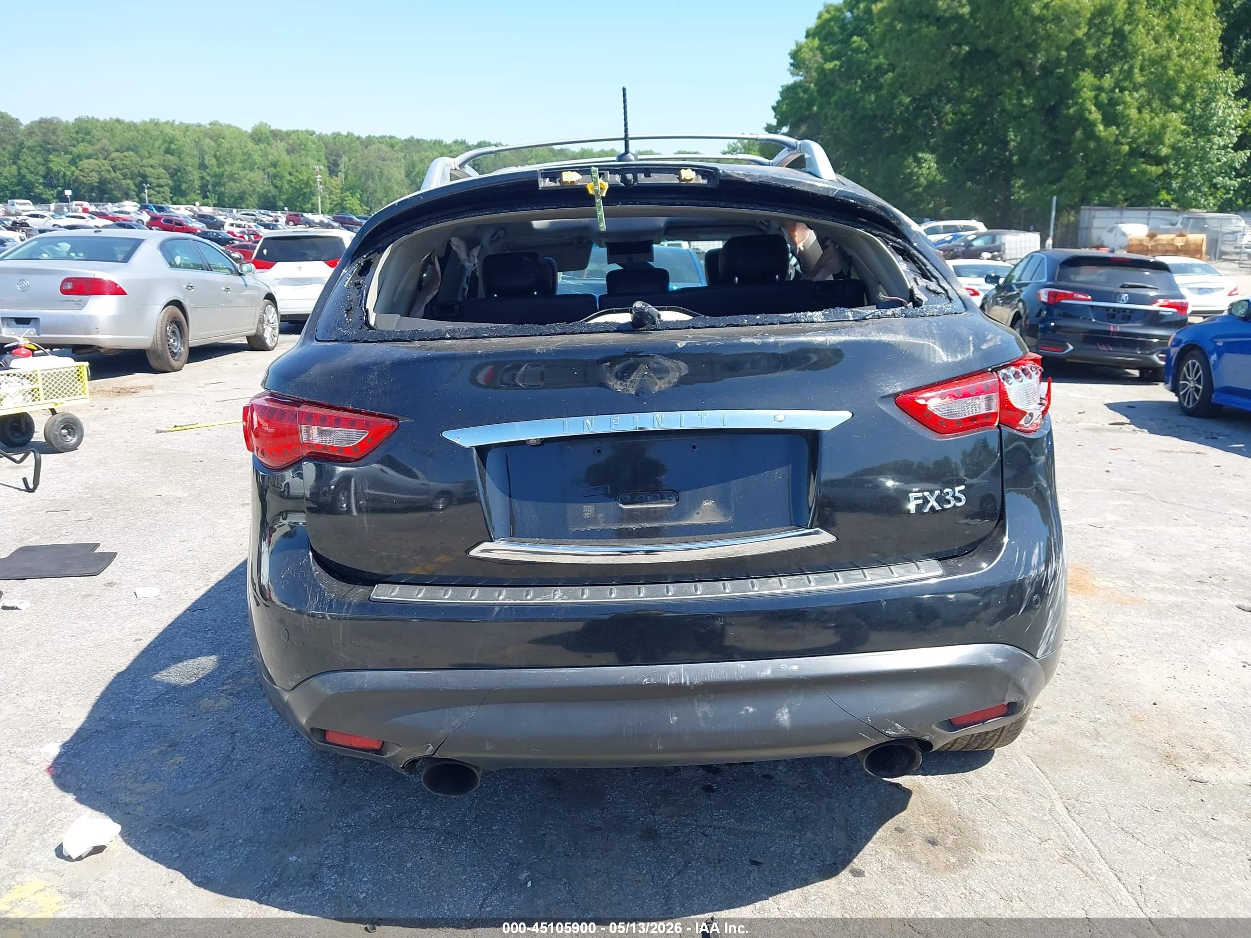 2011 Infiniti Fx35 Черный vin: JN8AS1MUXBM111012