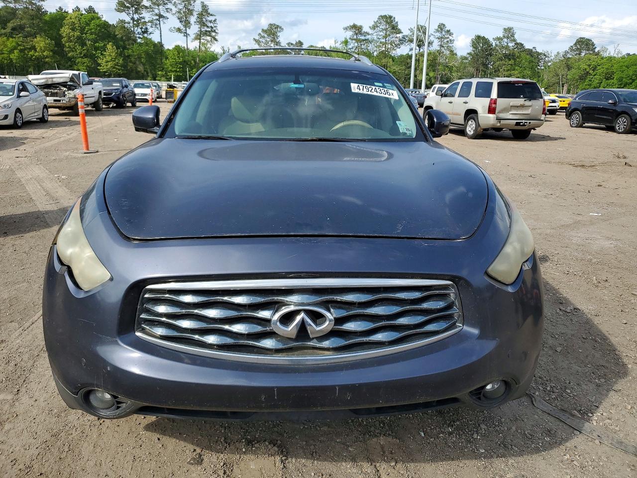 2011 Infiniti Fx35 Base Blue vin: JN8AS1MUXBM711318