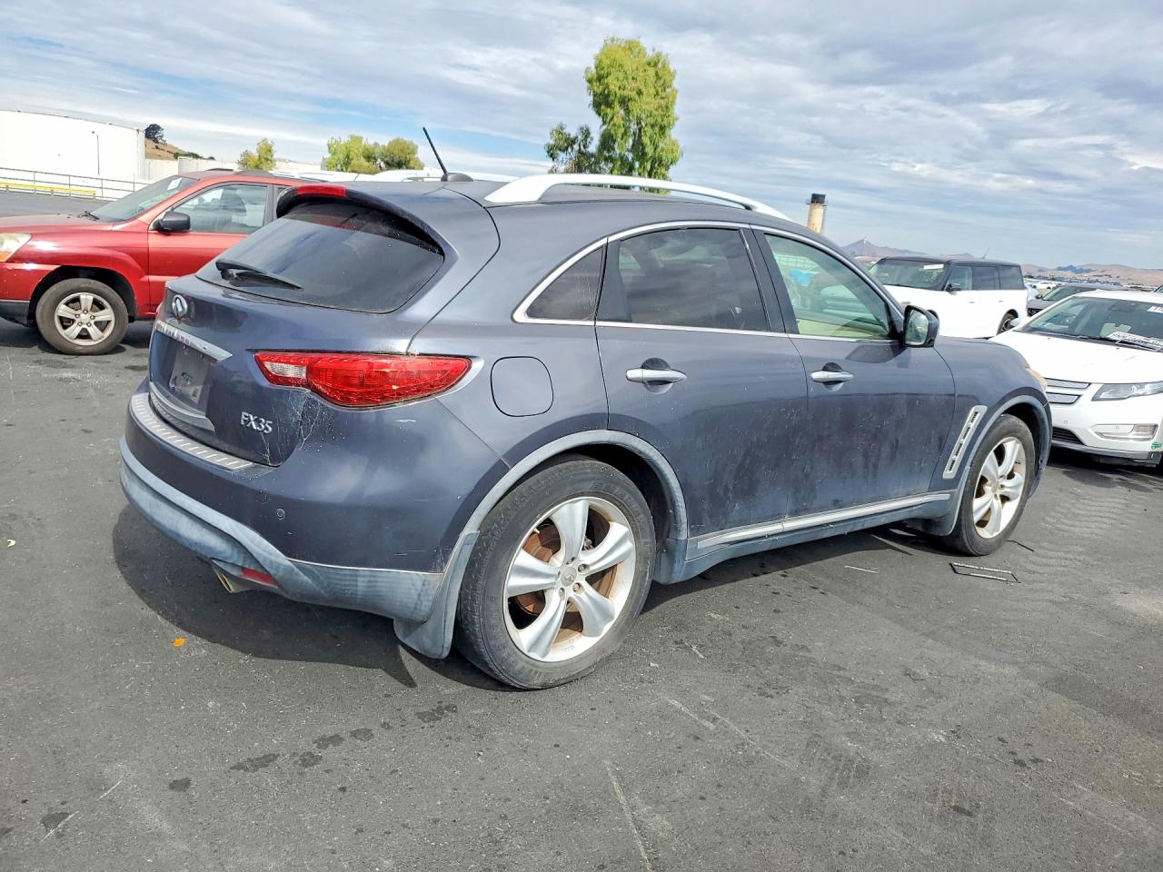 2010 Infiniti Fx35 Base Gray vin: JN8AS1MW0AM856304