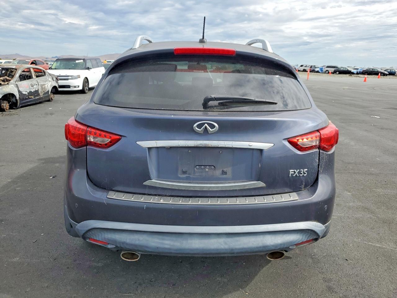 2010 Infiniti Fx35 Base Gray vin: JN8AS1MW0AM856304