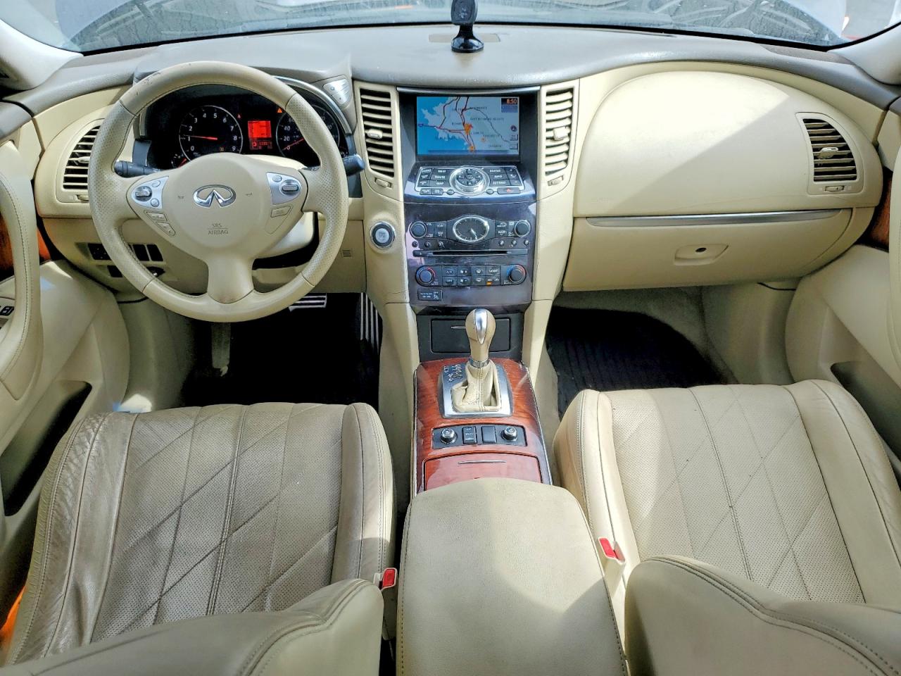 2010 Infiniti Fx35 Base Gray vin: JN8AS1MW0AM856304