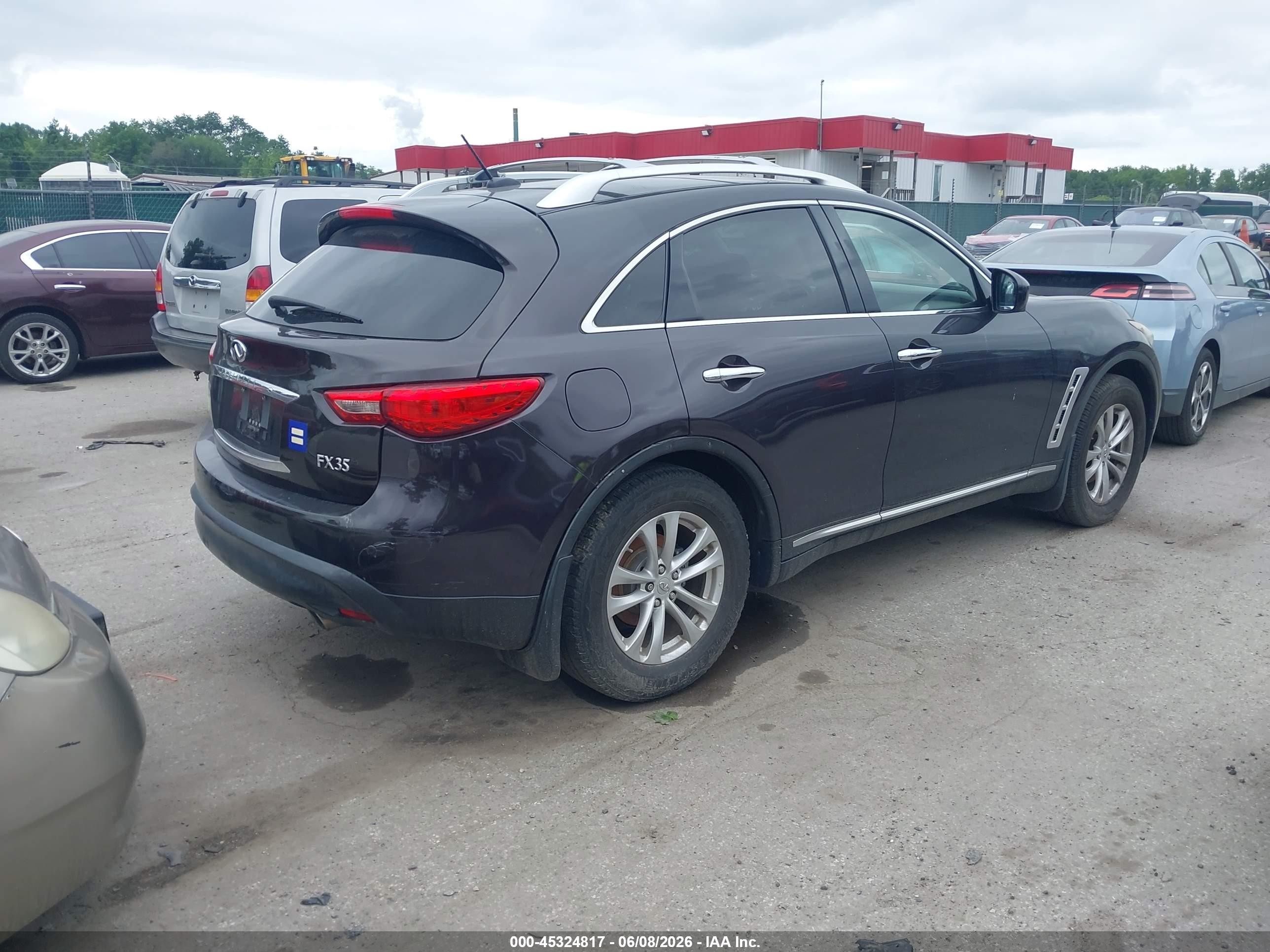 2011 Infiniti Fx35   Black vin: JN8AS1MW0BM142240