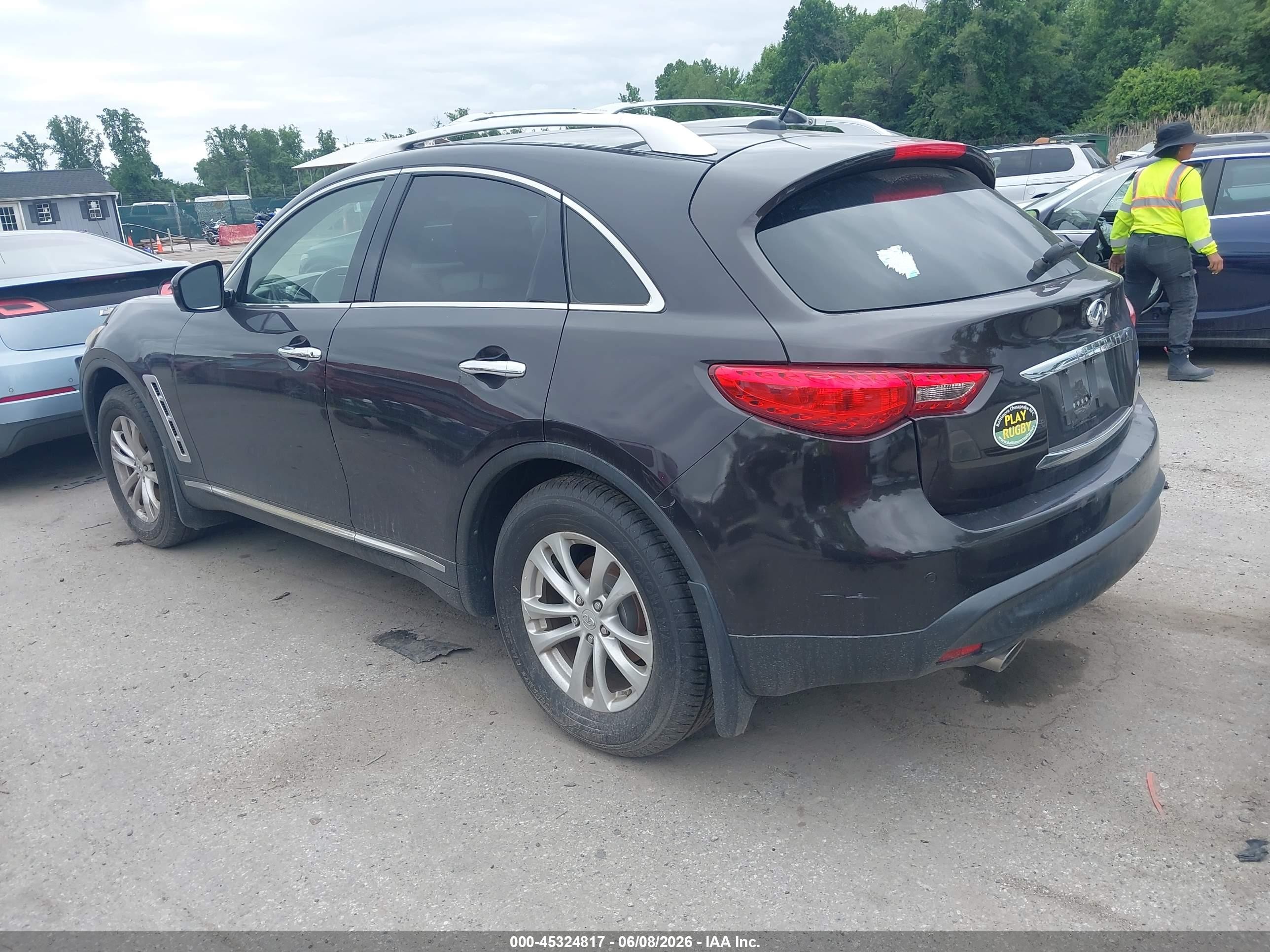 2011 Infiniti Fx35   Black vin: JN8AS1MW0BM142240
