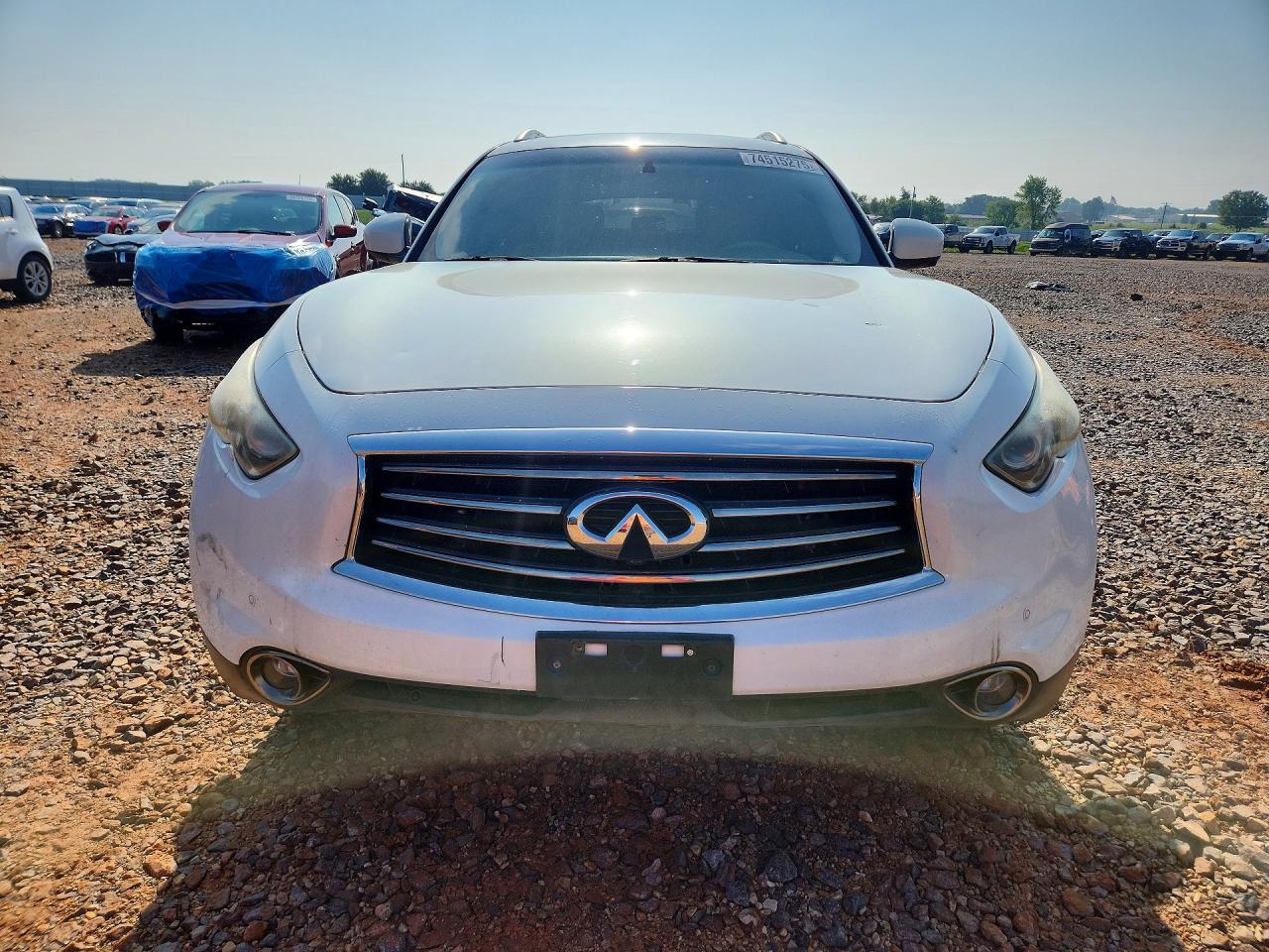 2012 Infiniti Fx35 Base White vin: JN8AS1MW0CM153644