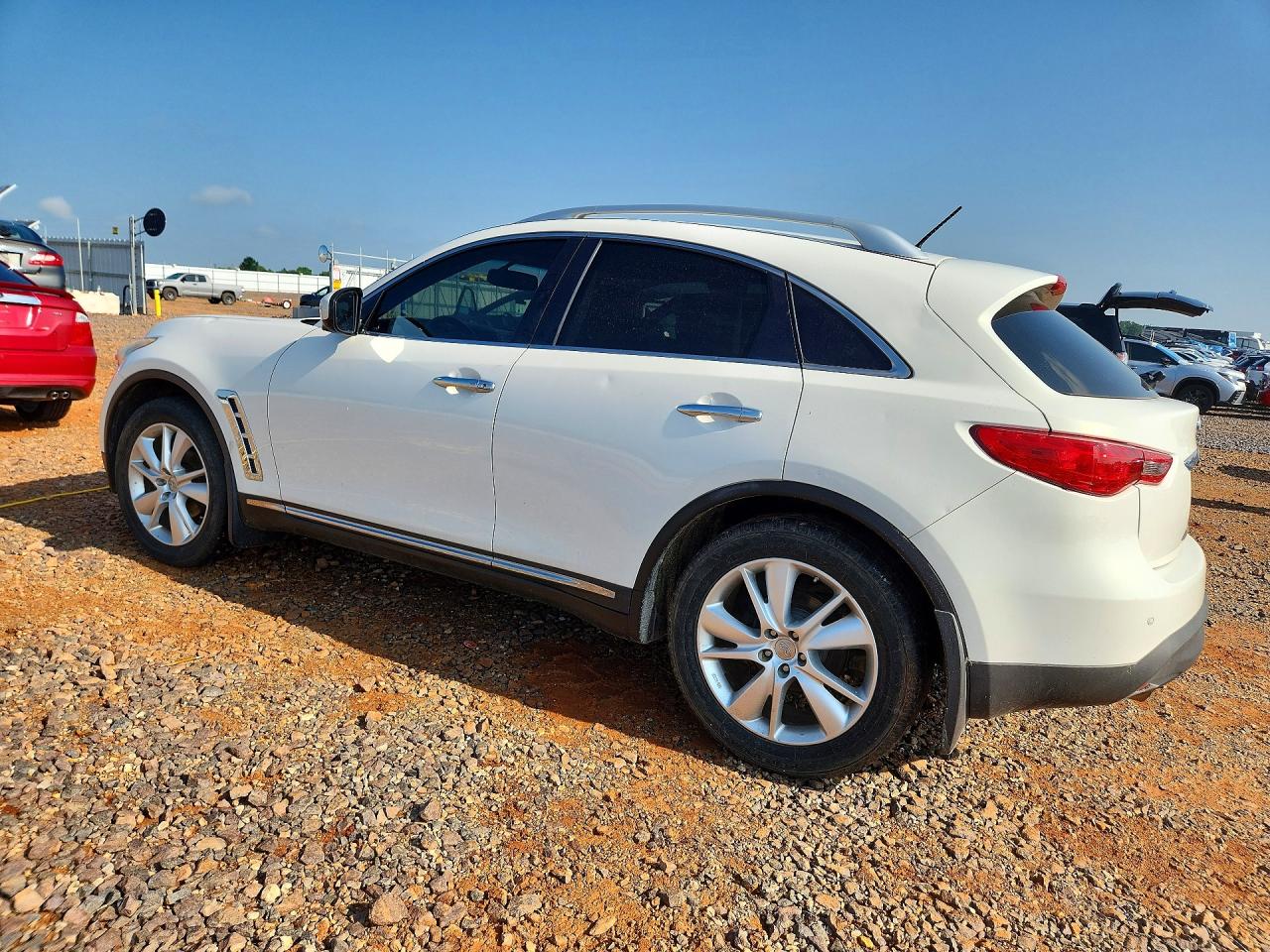 2012 Infiniti Fx35 Base White vin: JN8AS1MW0CM153644