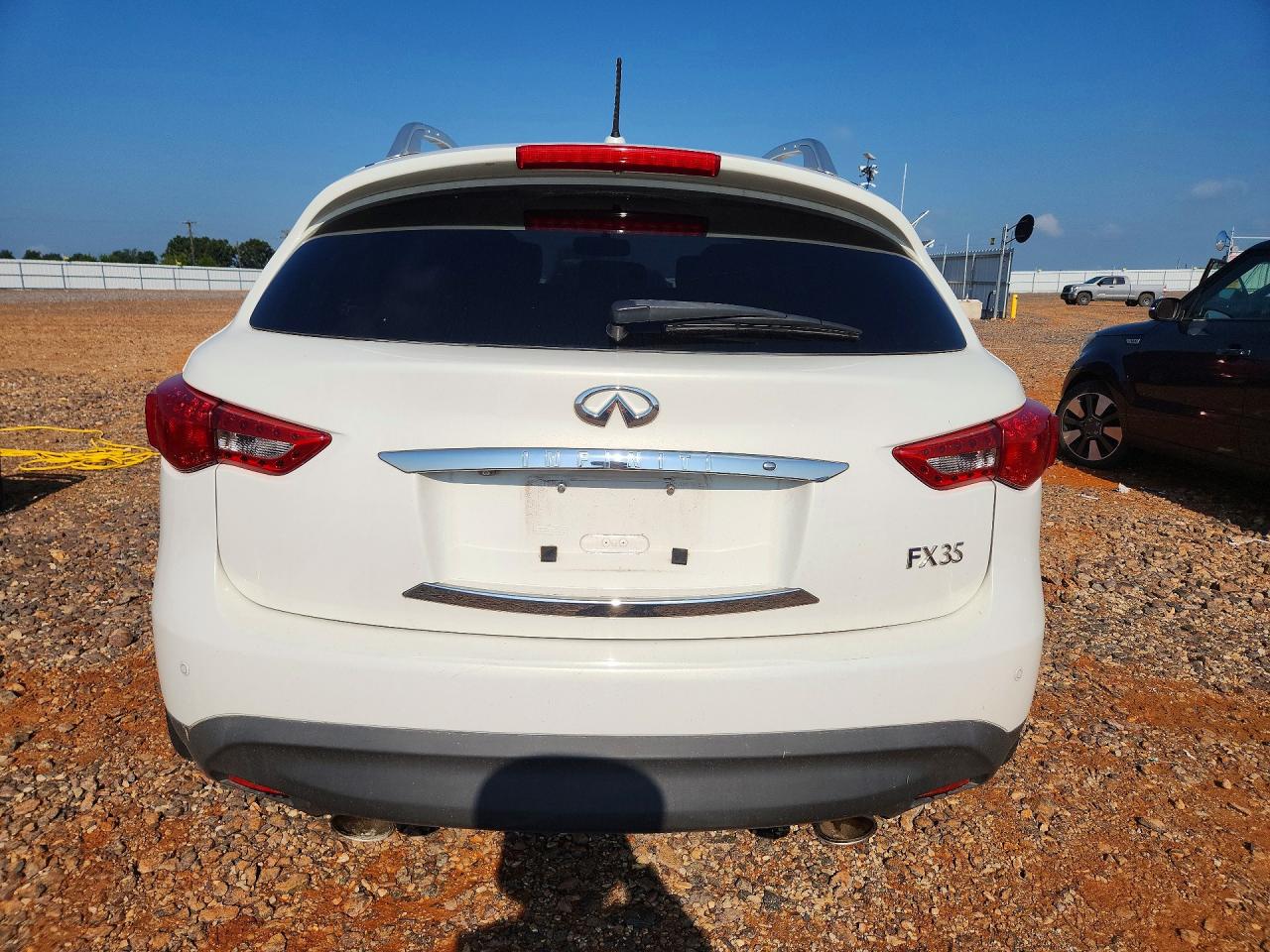 2012 Infiniti Fx35 Base White vin: JN8AS1MW0CM153644