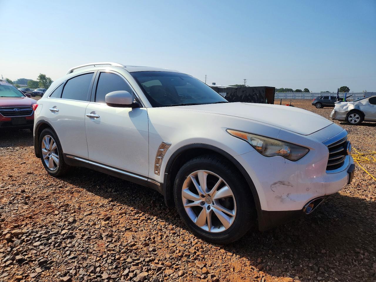 2012 Infiniti Fx35 Base White vin: JN8AS1MW0CM153644