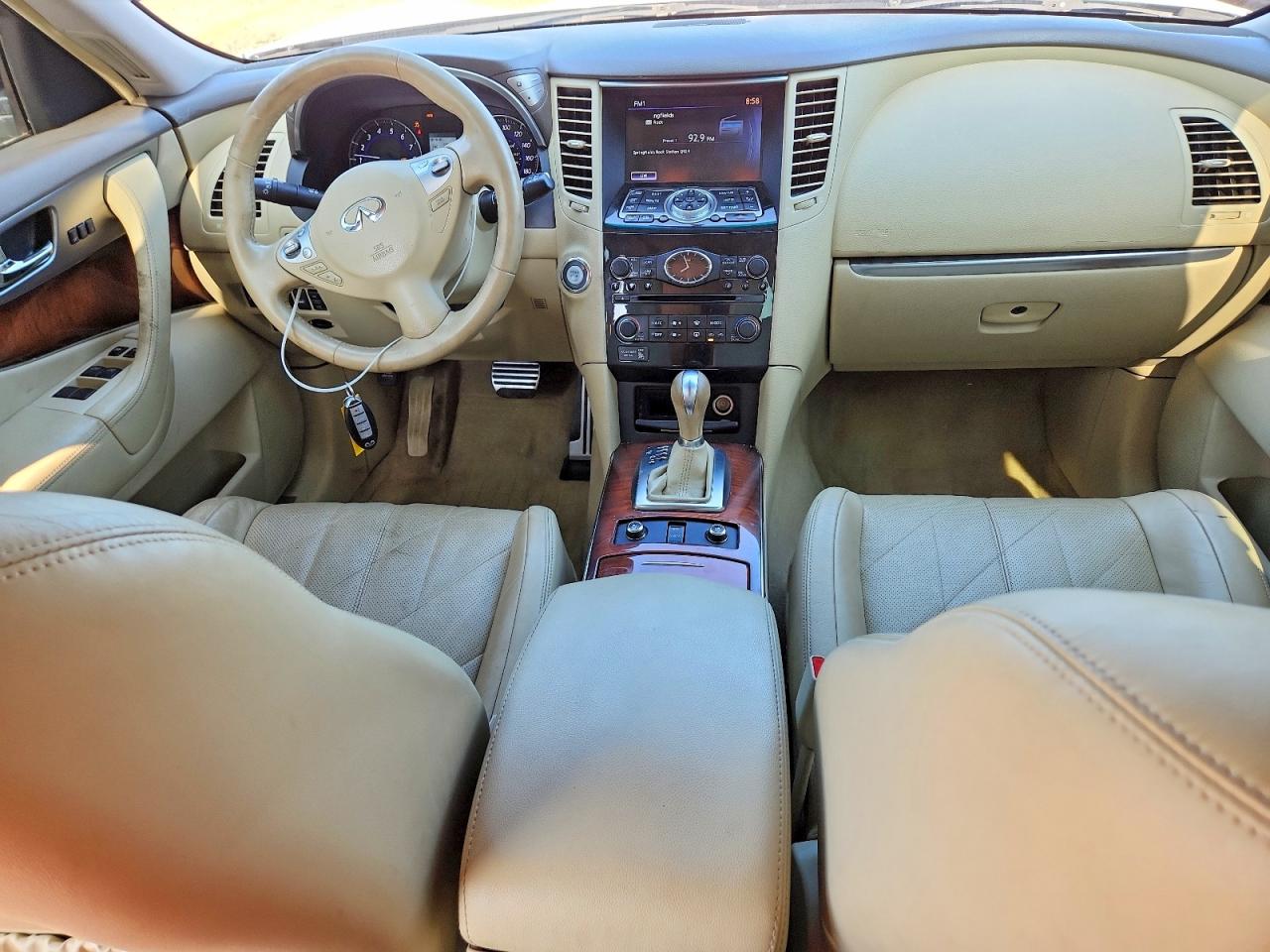 2012 Infiniti Fx35 Base White vin: JN8AS1MW0CM153644