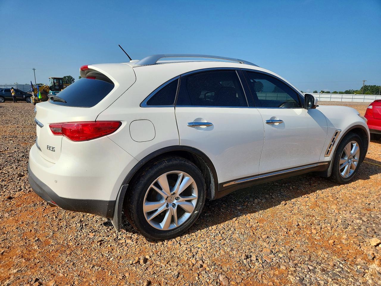 2012 Infiniti Fx35 Base White vin: JN8AS1MW0CM153644