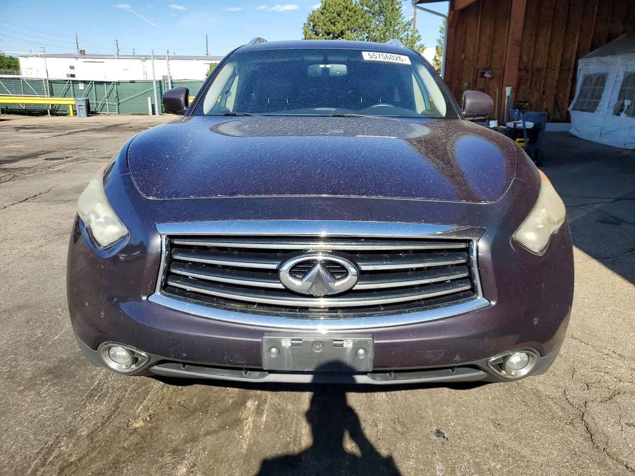 2012 Infiniti Fx35 Base Purple vin: JN8AS1MW0CM154485