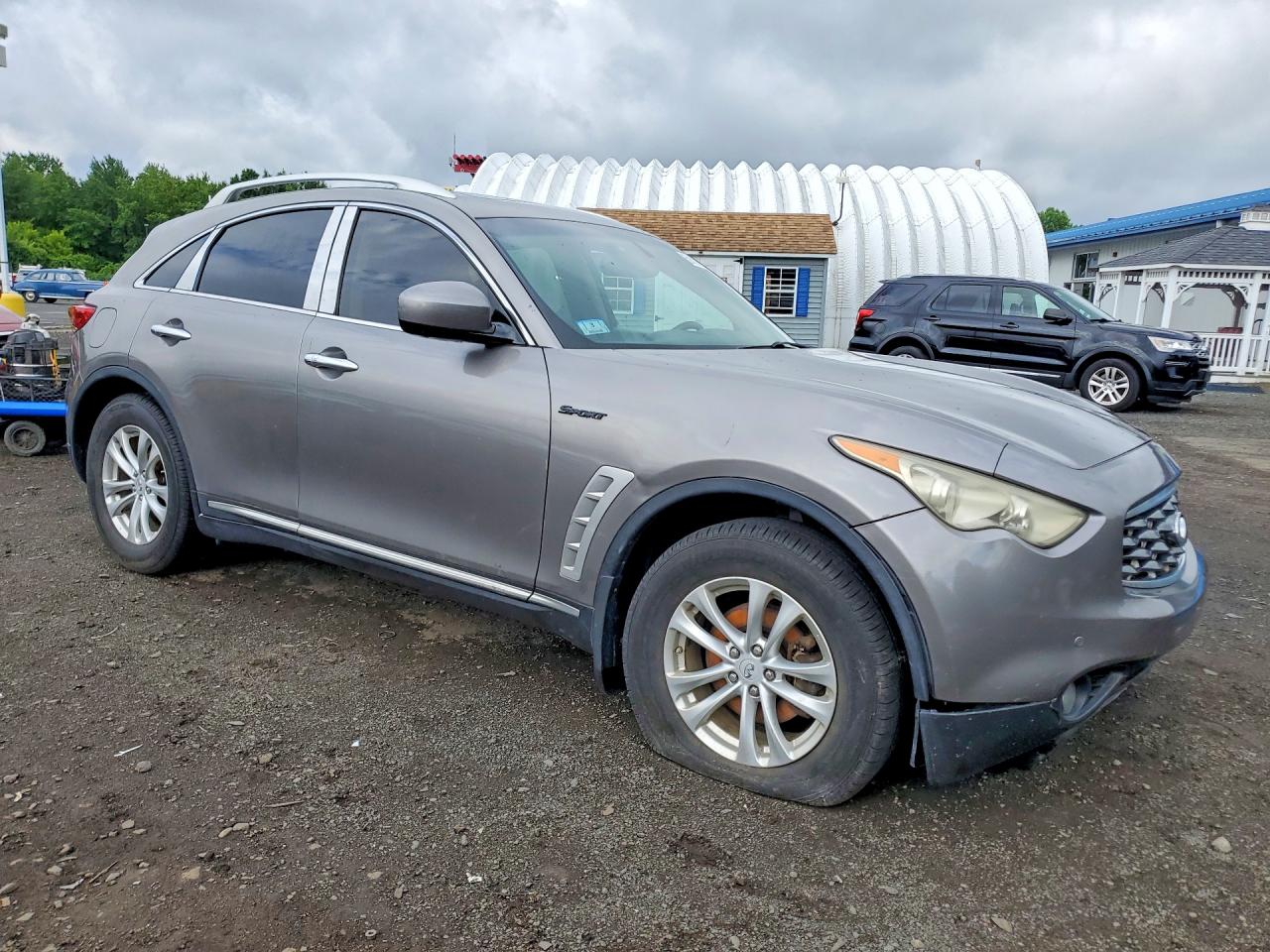 2010 Infiniti Fx35 Base Gray vin: JN8AS1MW1AM851791