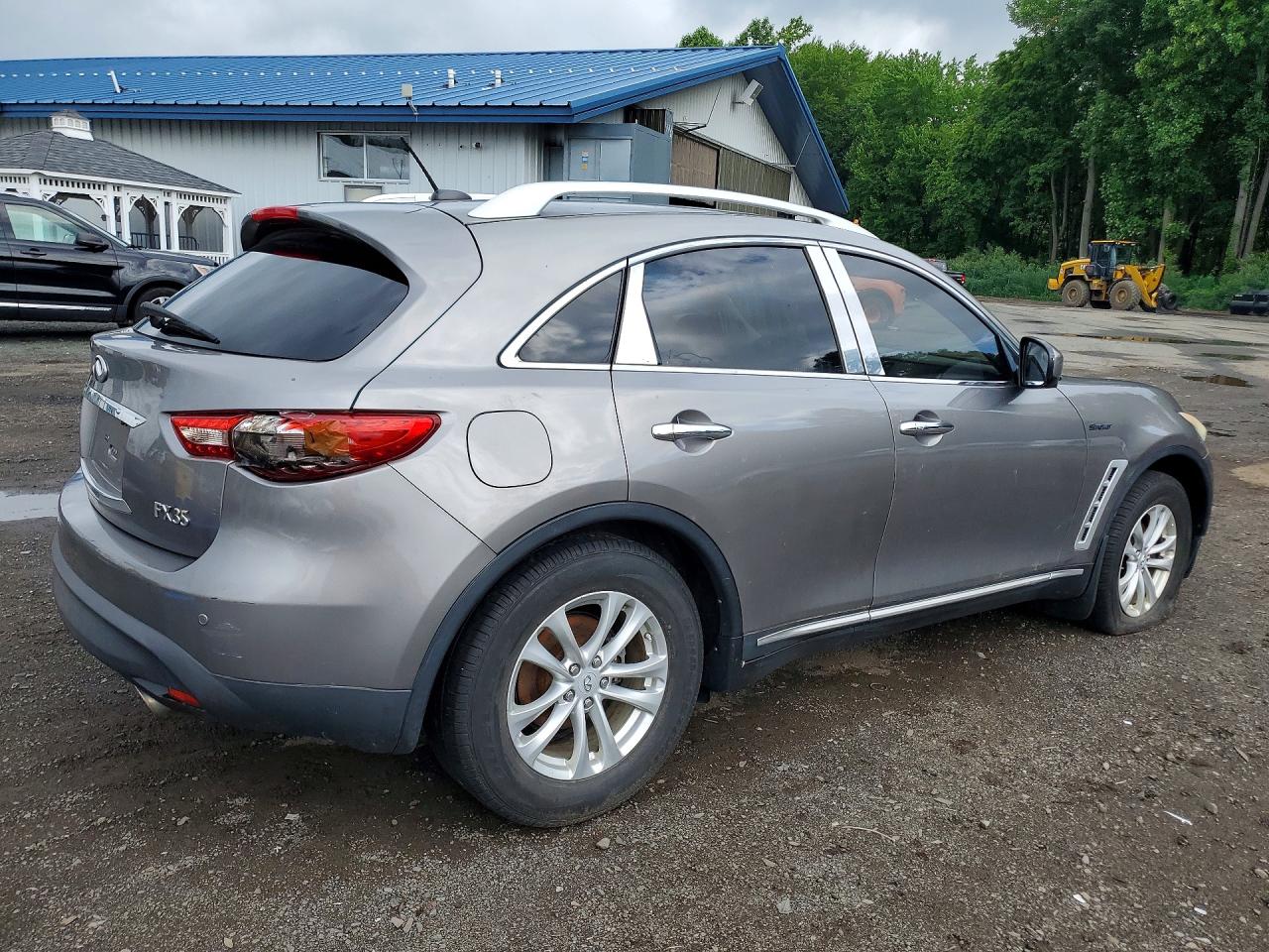 2010 Infiniti Fx35 Base Gray vin: JN8AS1MW1AM851791