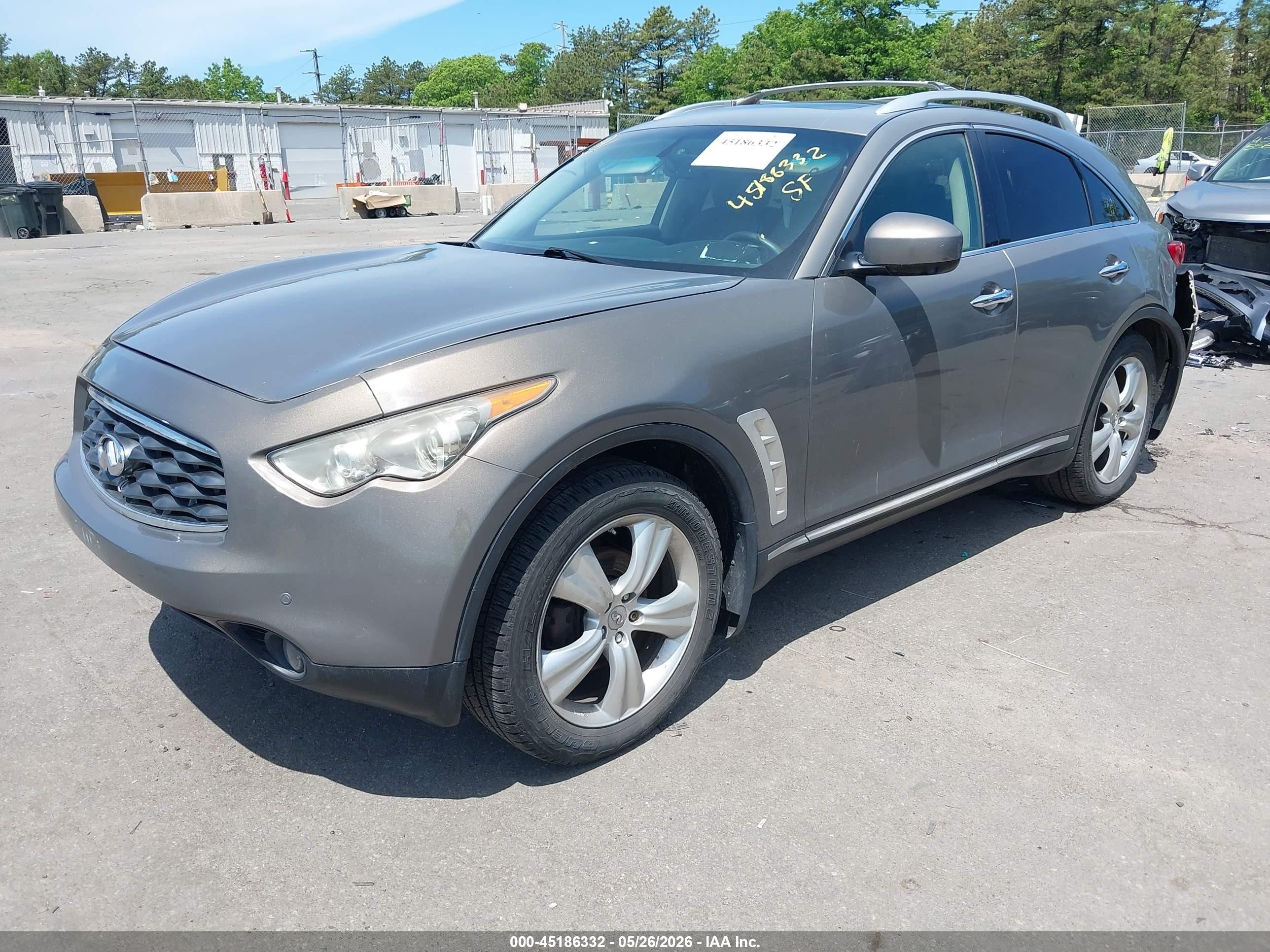 2010 Infiniti Fx35   Gray vin: JN8AS1MW1AM854965