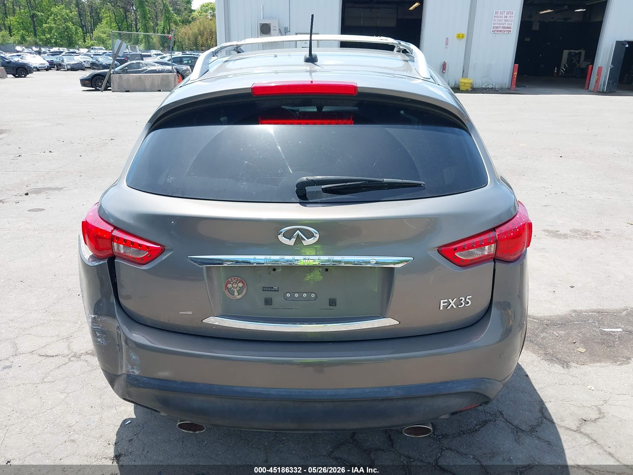 2010 Infiniti Fx35   Gray vin: JN8AS1MW1AM854965