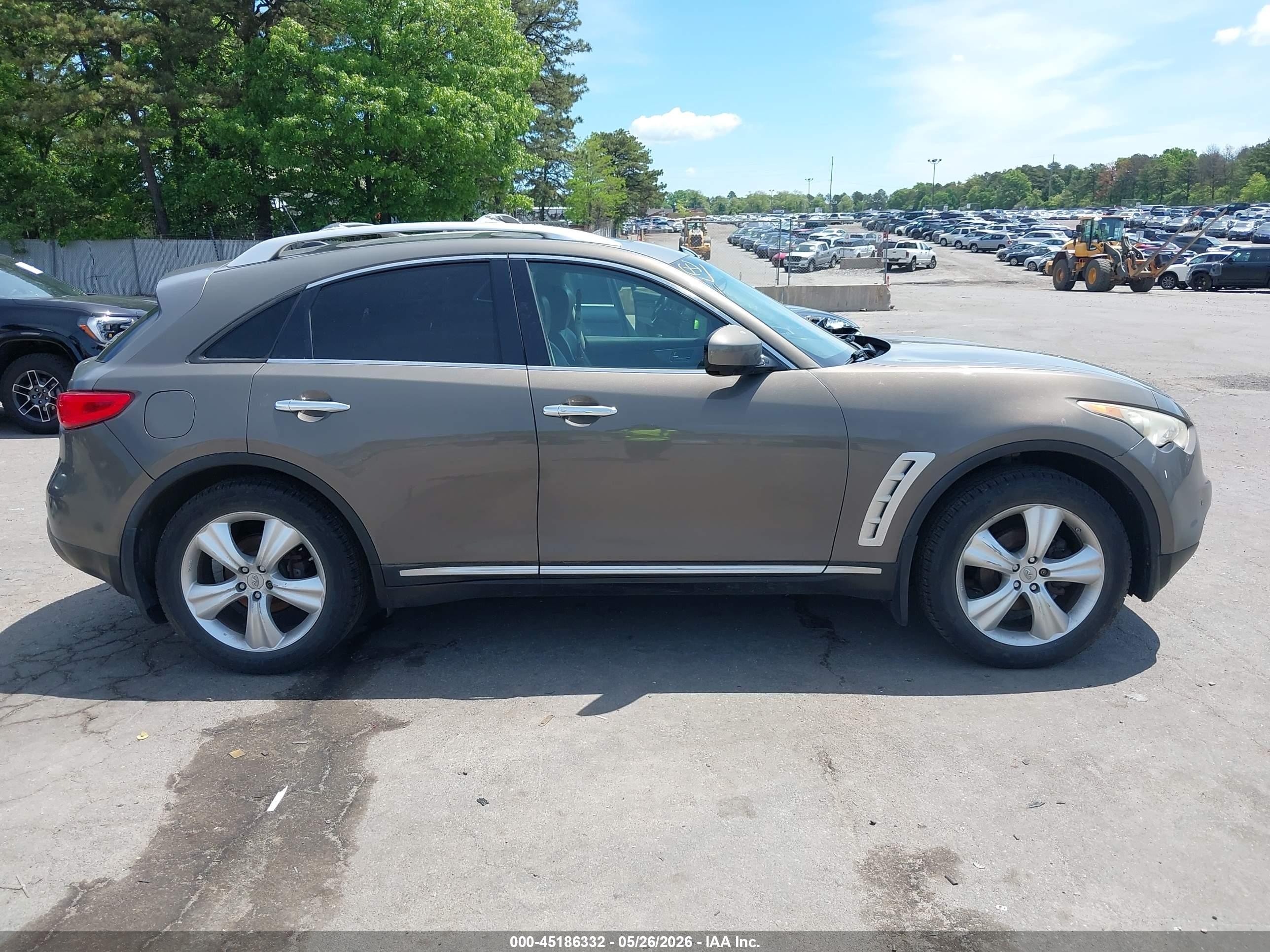 2010 Infiniti Fx35   Gray vin: JN8AS1MW1AM854965