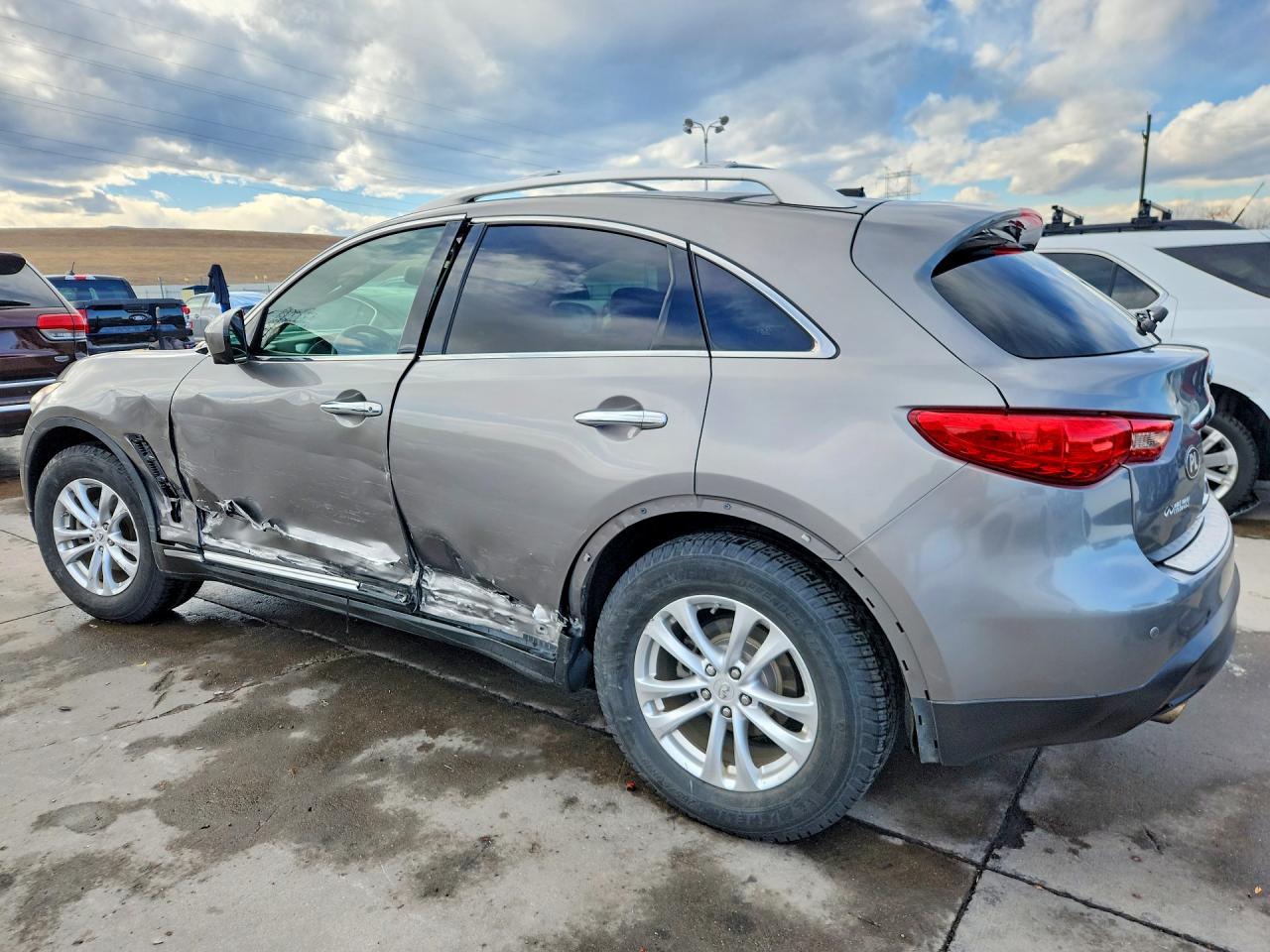 2011 Infiniti Fx35 Base Gray vin: JN8AS1MW1BM141646