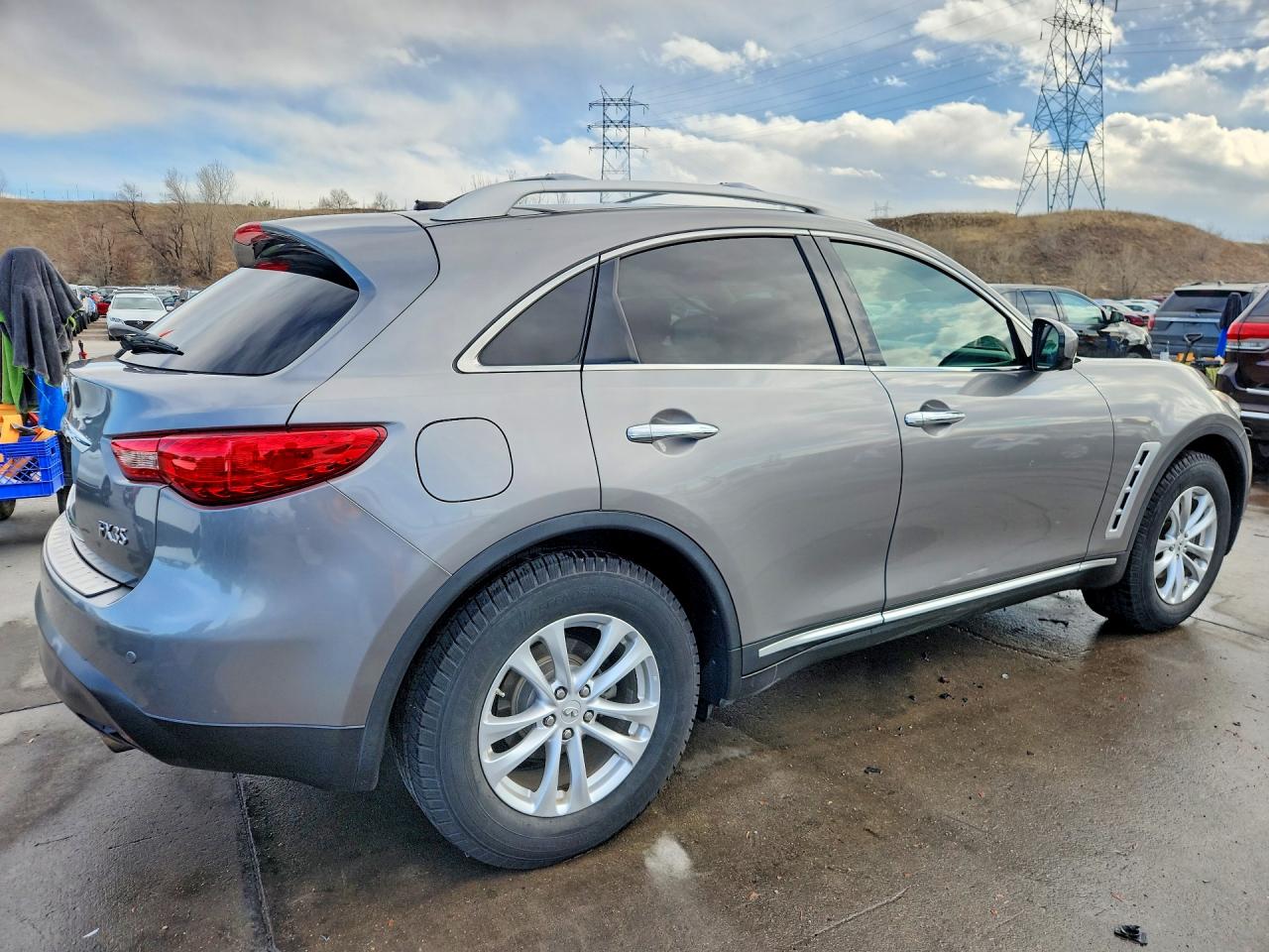 2011 Infiniti Fx35 Base Gray vin: JN8AS1MW1BM141646
