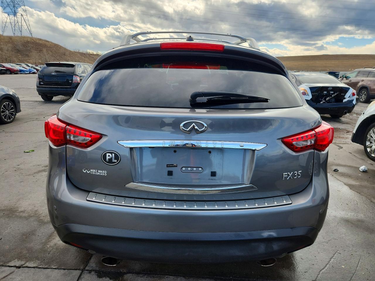 2011 Infiniti Fx35 Base Gray vin: JN8AS1MW1BM141646