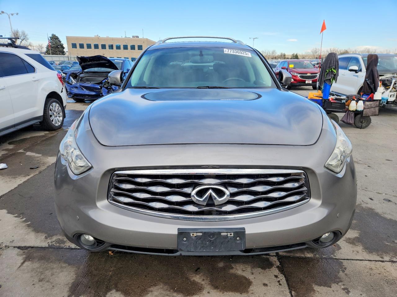 2011 Infiniti Fx35 Base Gray vin: JN8AS1MW1BM141646