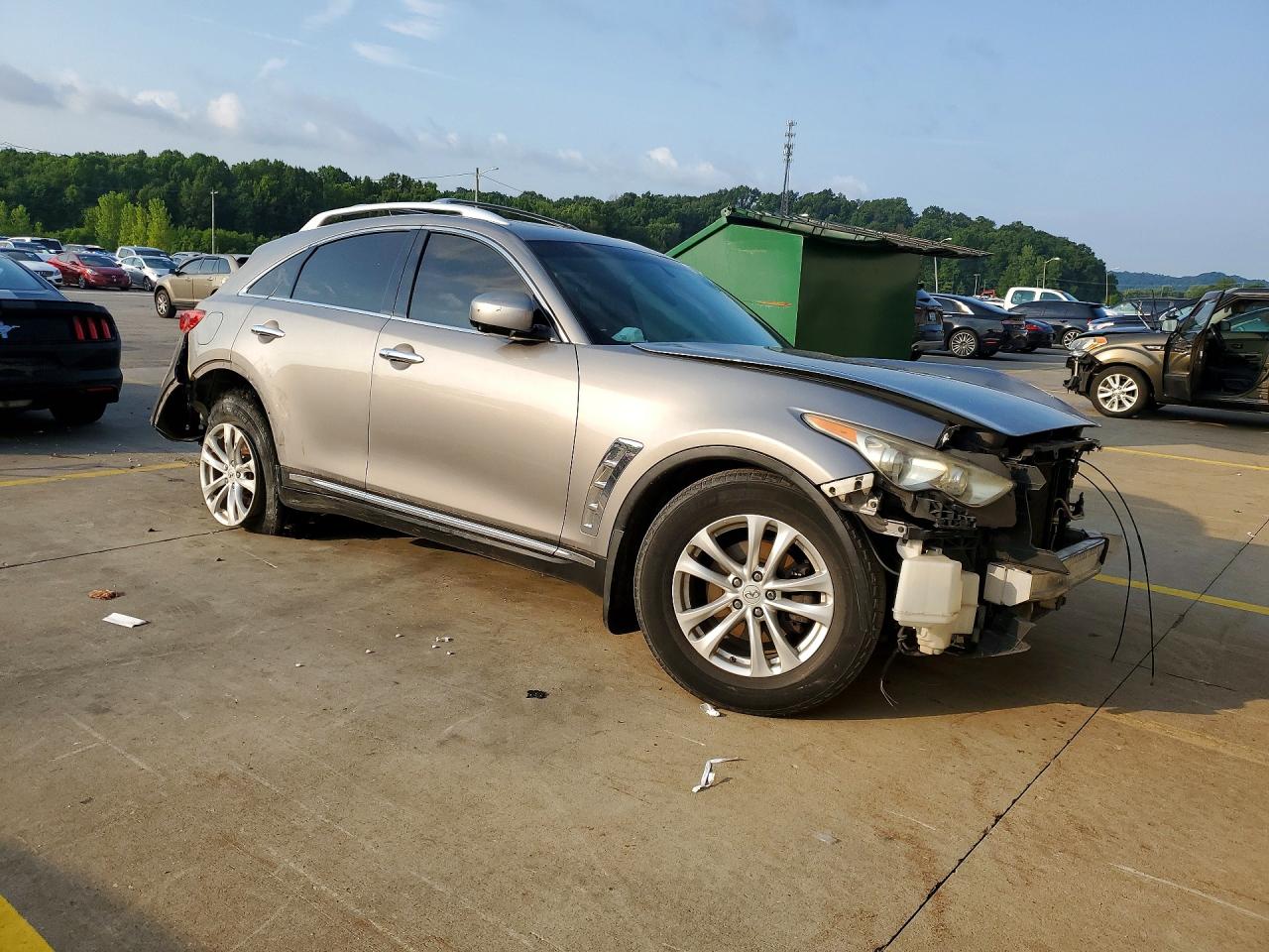 2011 Infiniti Fx35 Base Gray vin: JN8AS1MW1BM733824