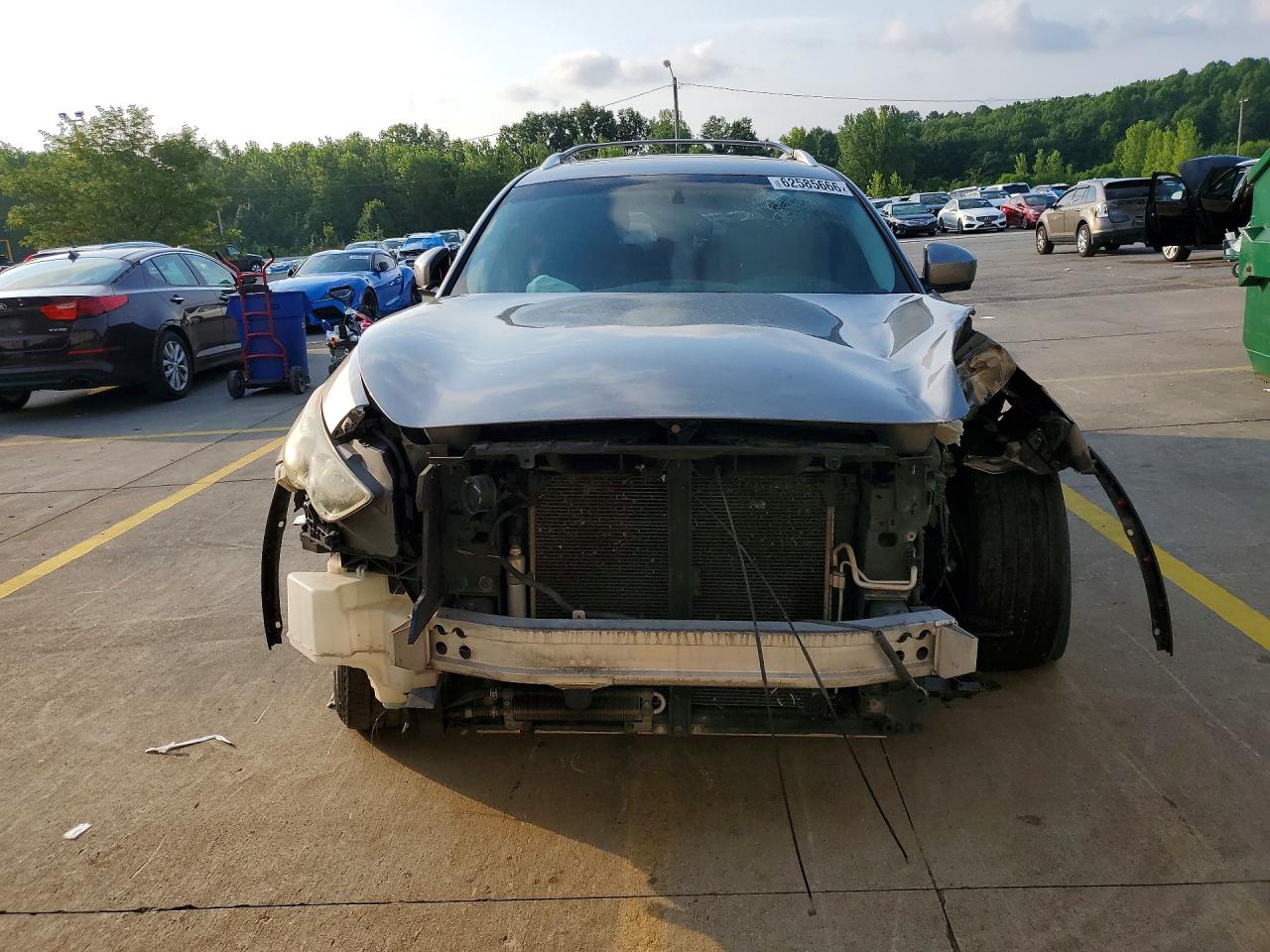 2011 Infiniti Fx35 Base Gray vin: JN8AS1MW1BM733824