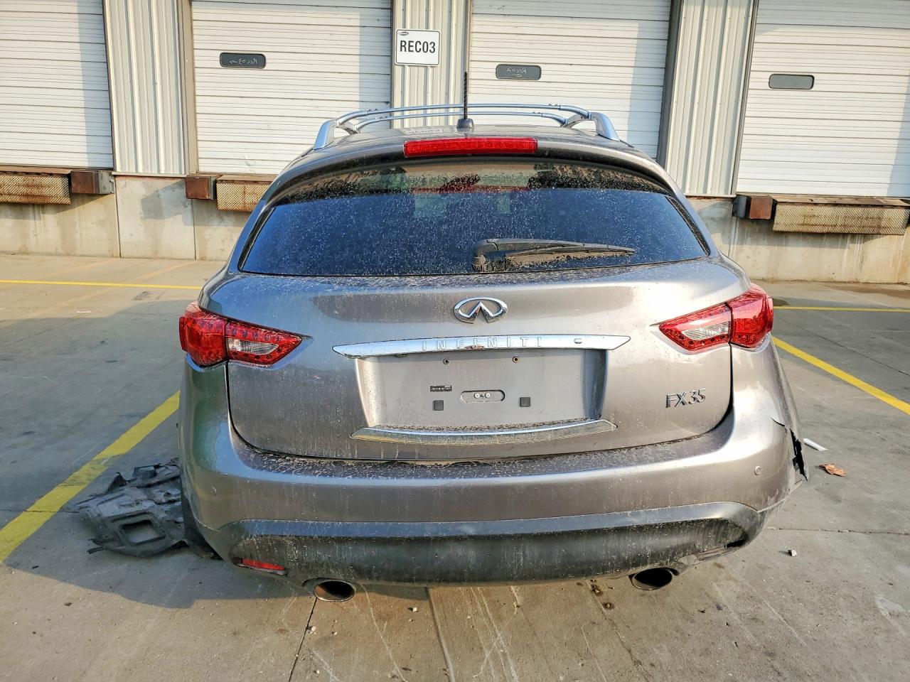 2011 Infiniti Fx35 Base Gray vin: JN8AS1MW1BM733824
