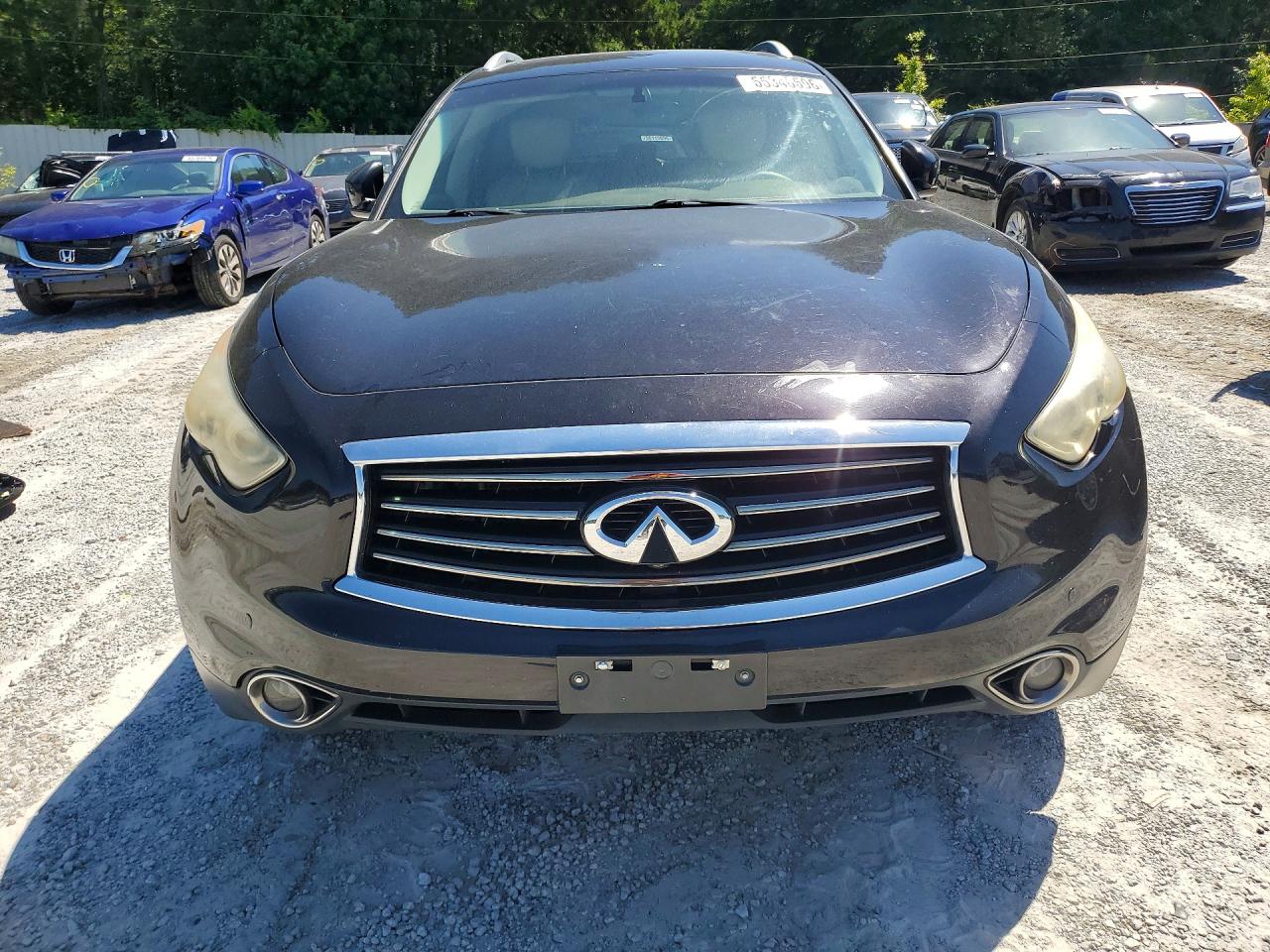 2012 Infiniti Fx35 Base Черный vin: JN8AS1MW1CM151398