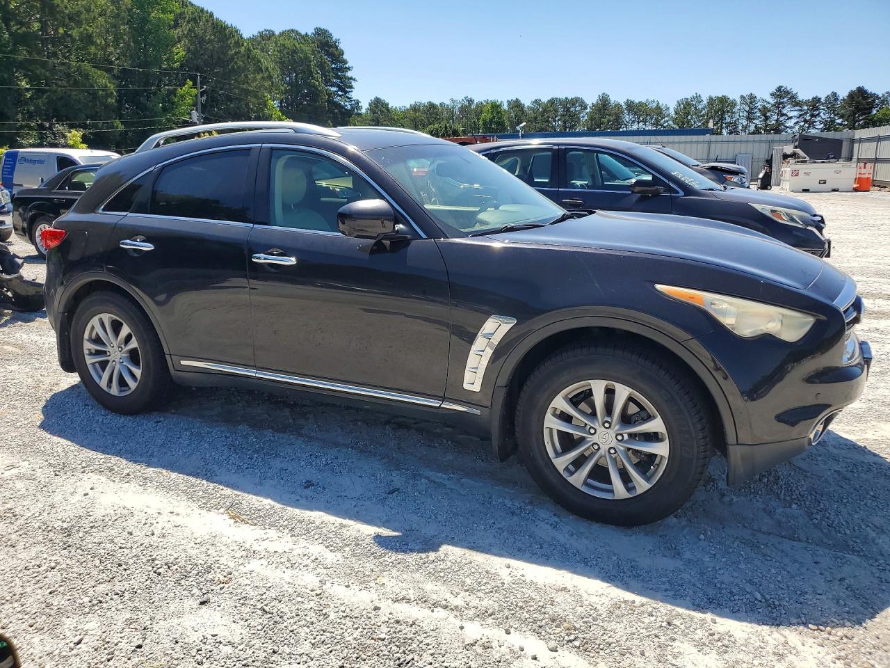 2012 Infiniti Fx35 Base Черный vin: JN8AS1MW1CM151398