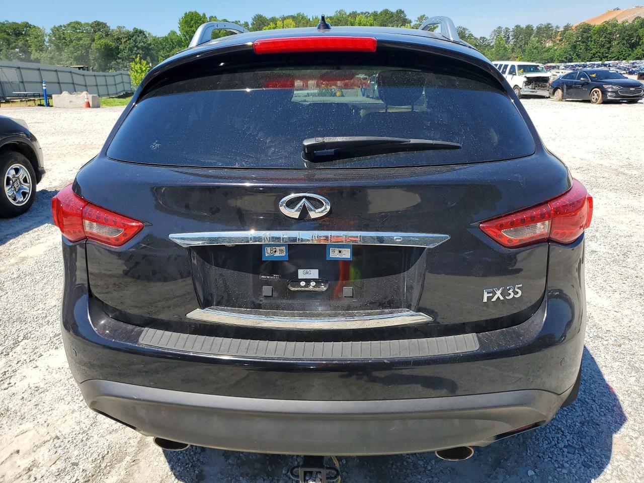 2012 Infiniti Fx35 Base Черный vin: JN8AS1MW1CM151398