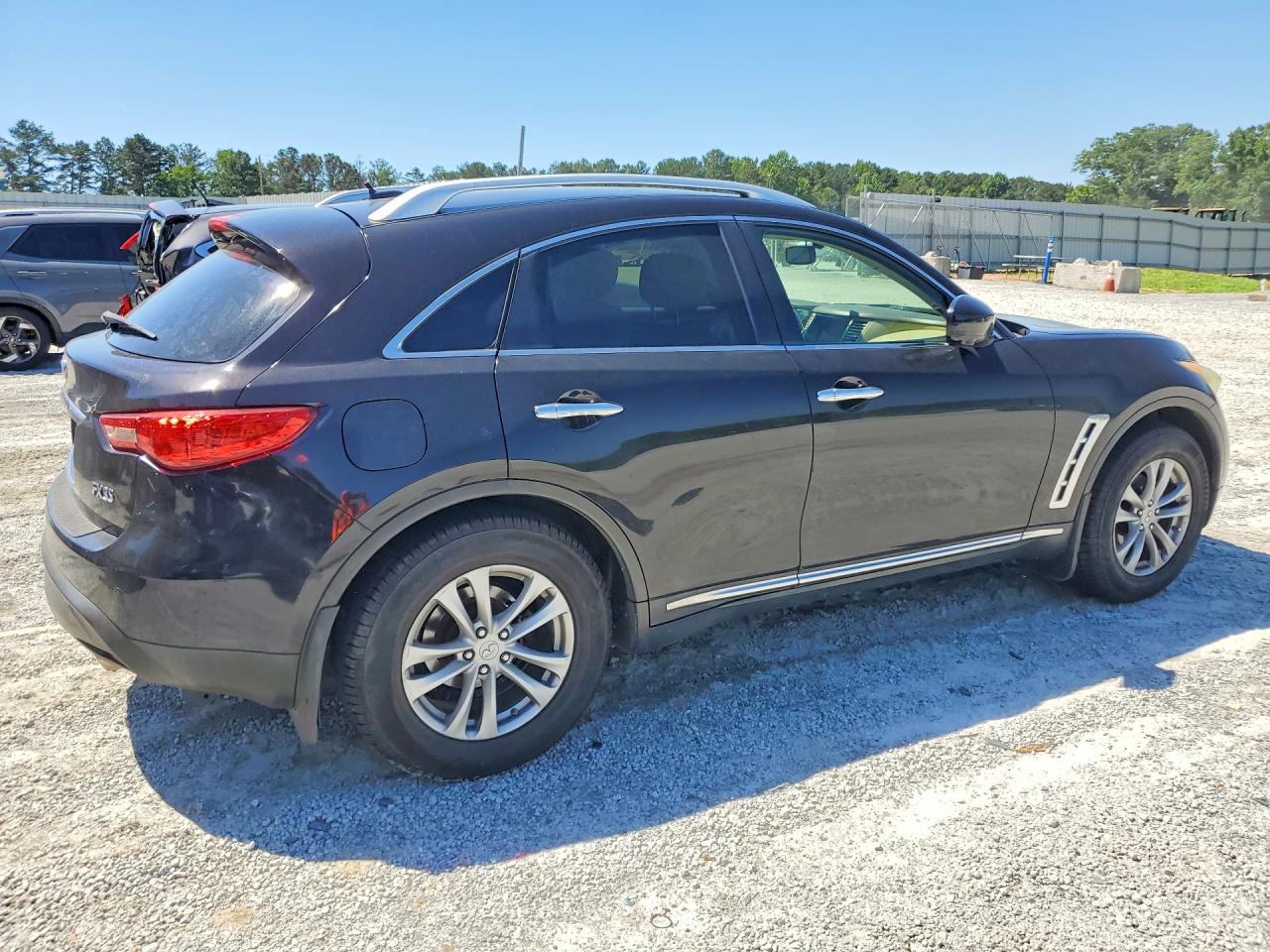 2012 Infiniti Fx35 Base Черный vin: JN8AS1MW1CM151398