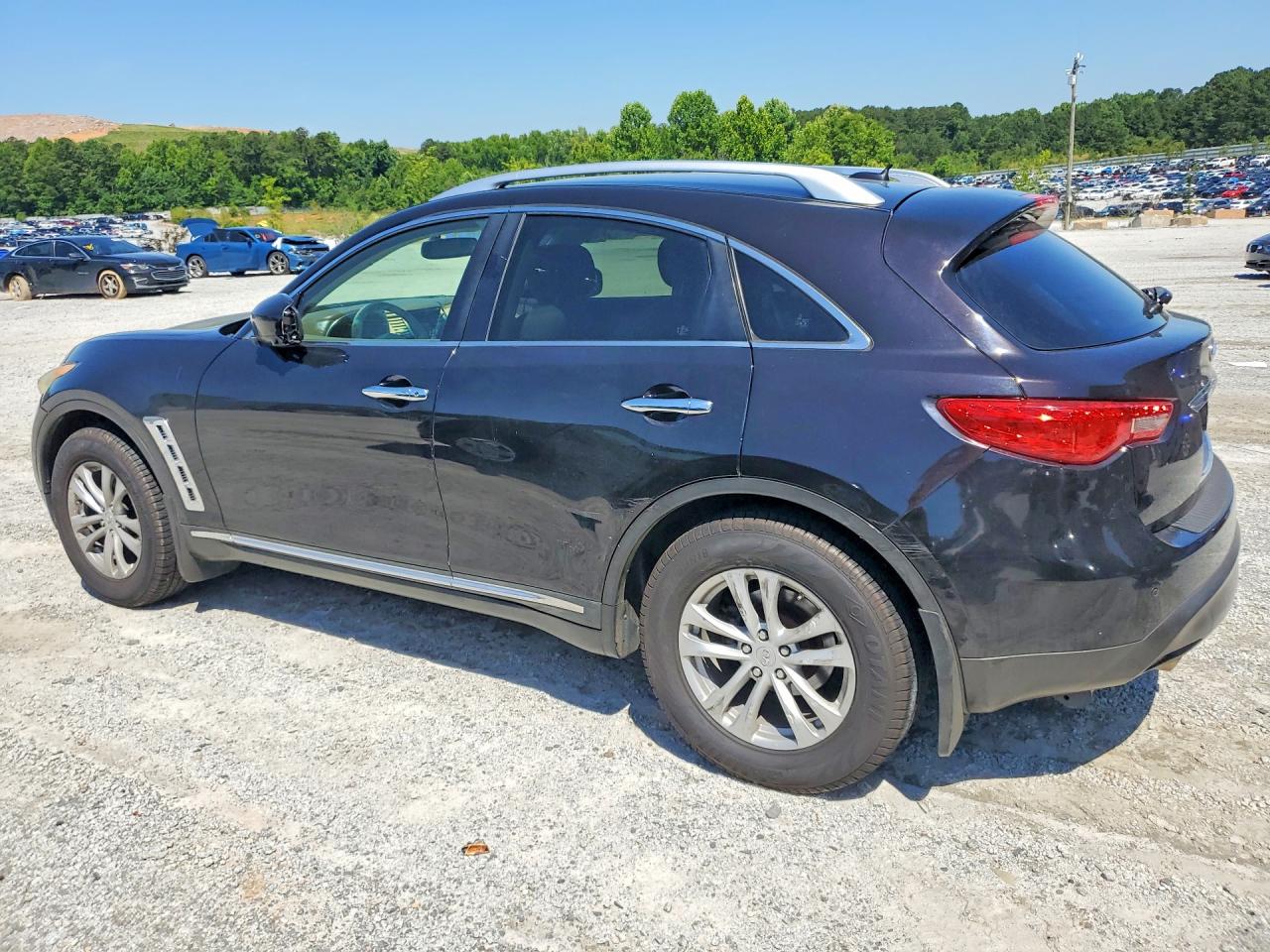 2012 Infiniti Fx35 Base Черный vin: JN8AS1MW1CM151398