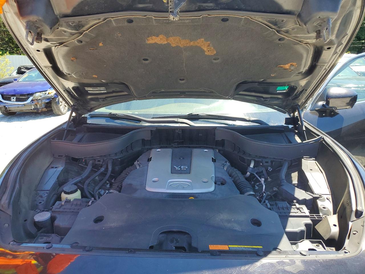 2012 Infiniti Fx35 Base Черный vin: JN8AS1MW1CM151398