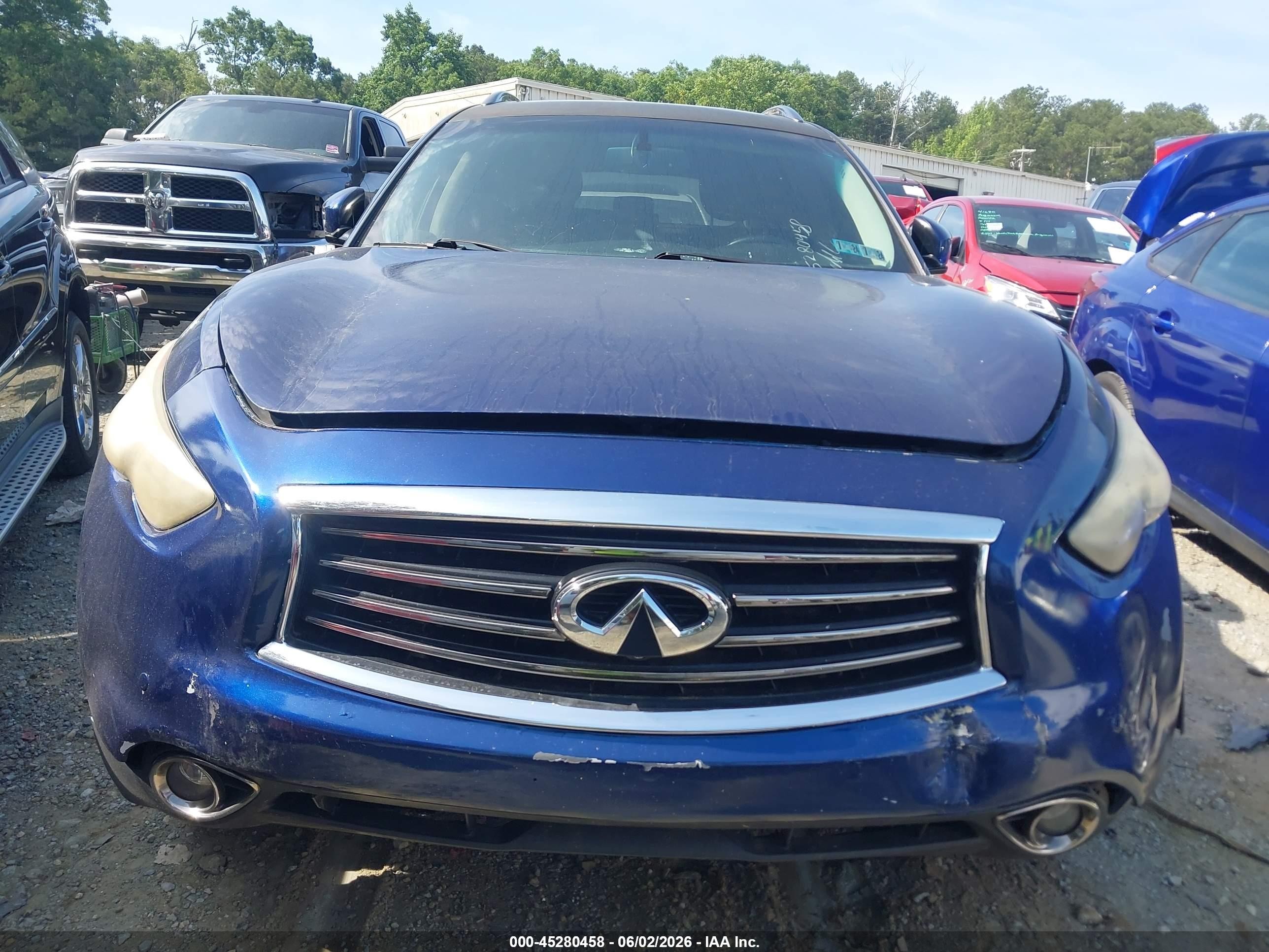 2012 Infiniti Fx35 Limited Edition Dark Blue vin: JN8AS1MW1CM151952